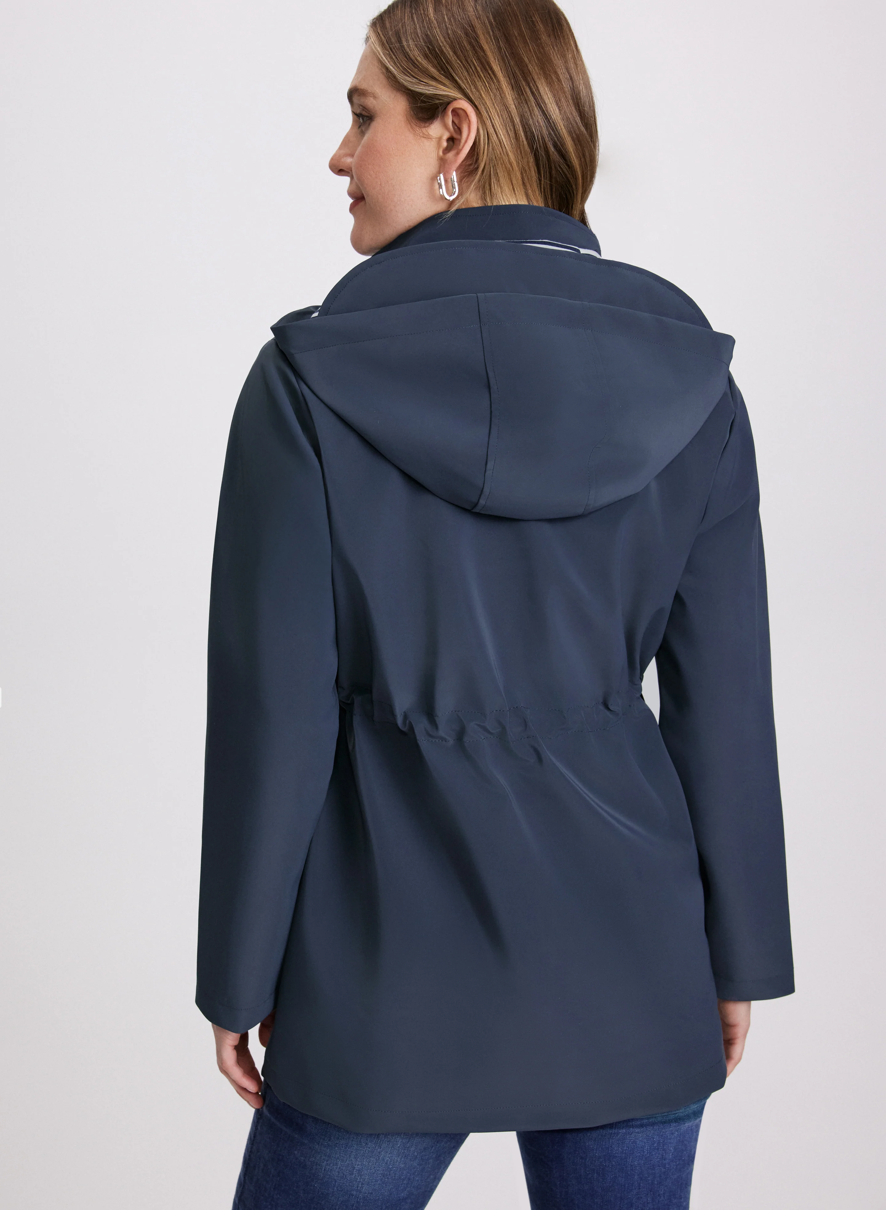 Removable Hood Rain Coat - Image 5