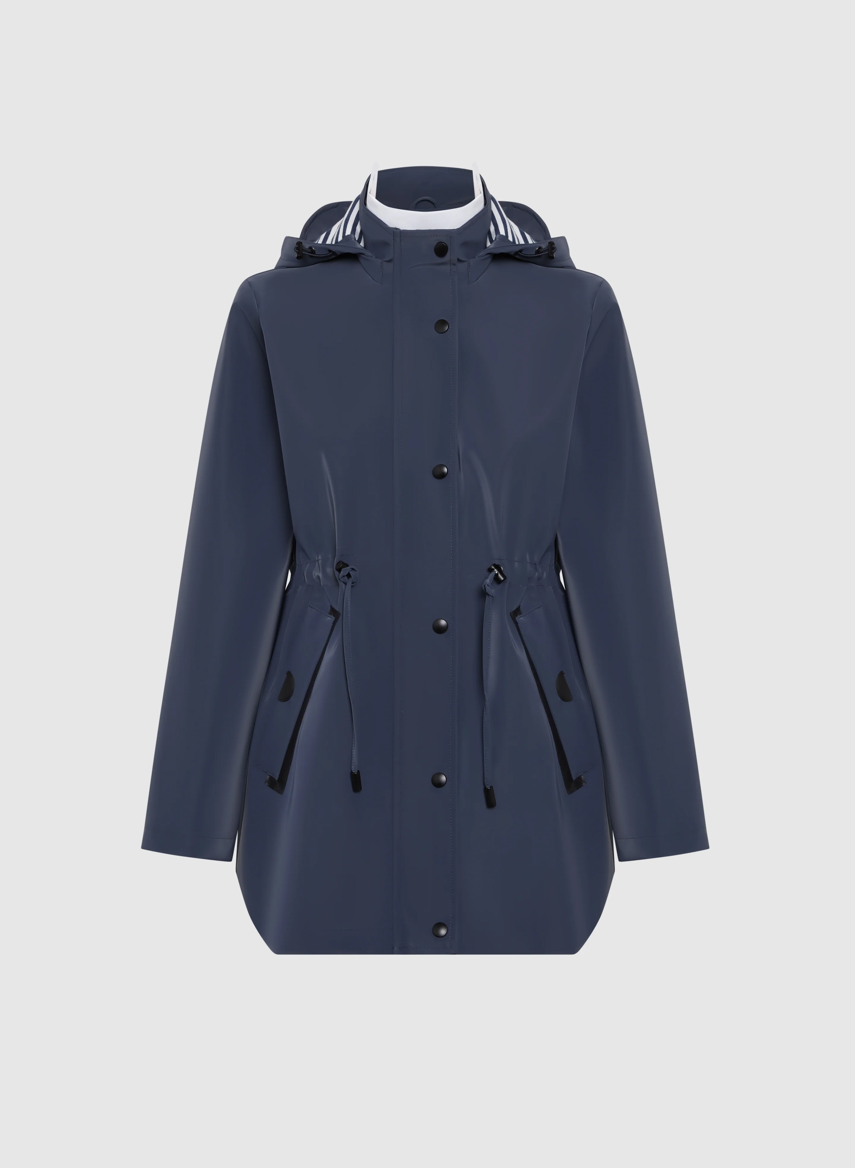 Removable Hood Rain Coat - Image 6