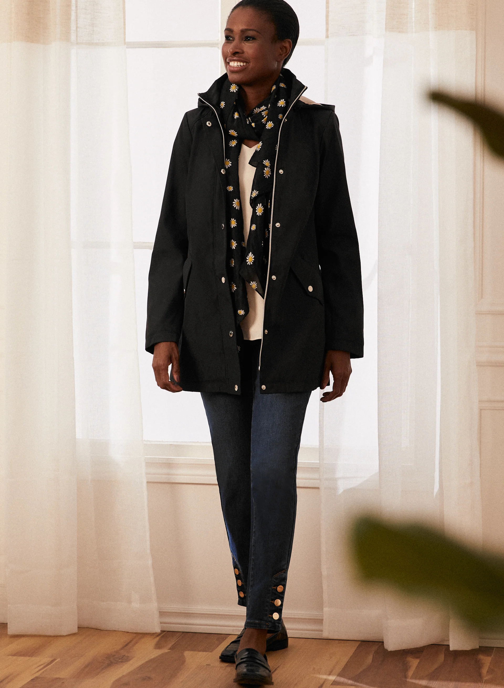 Removable Hood Raincoat - Image 3