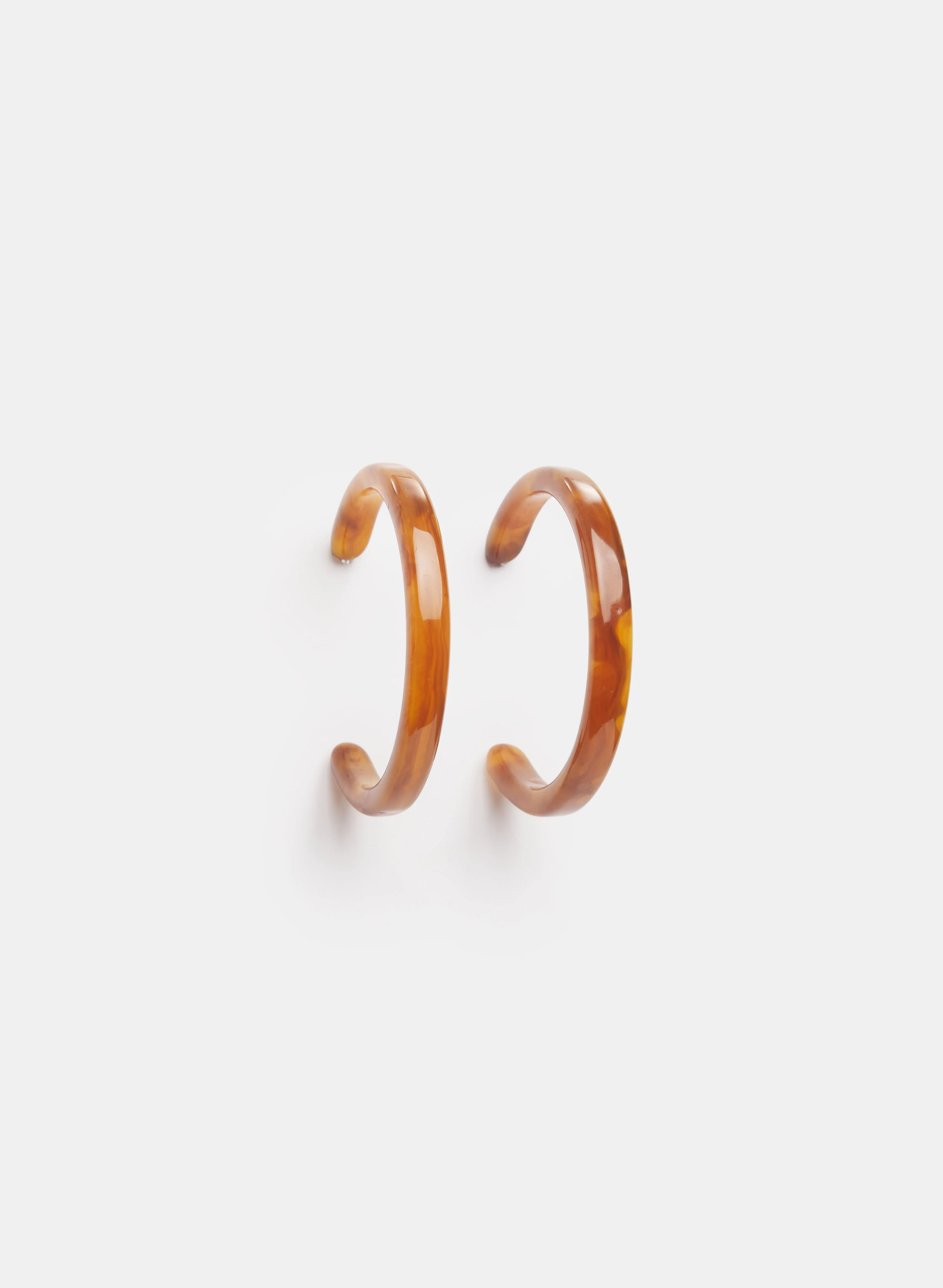 Resin Hoop Earrings
