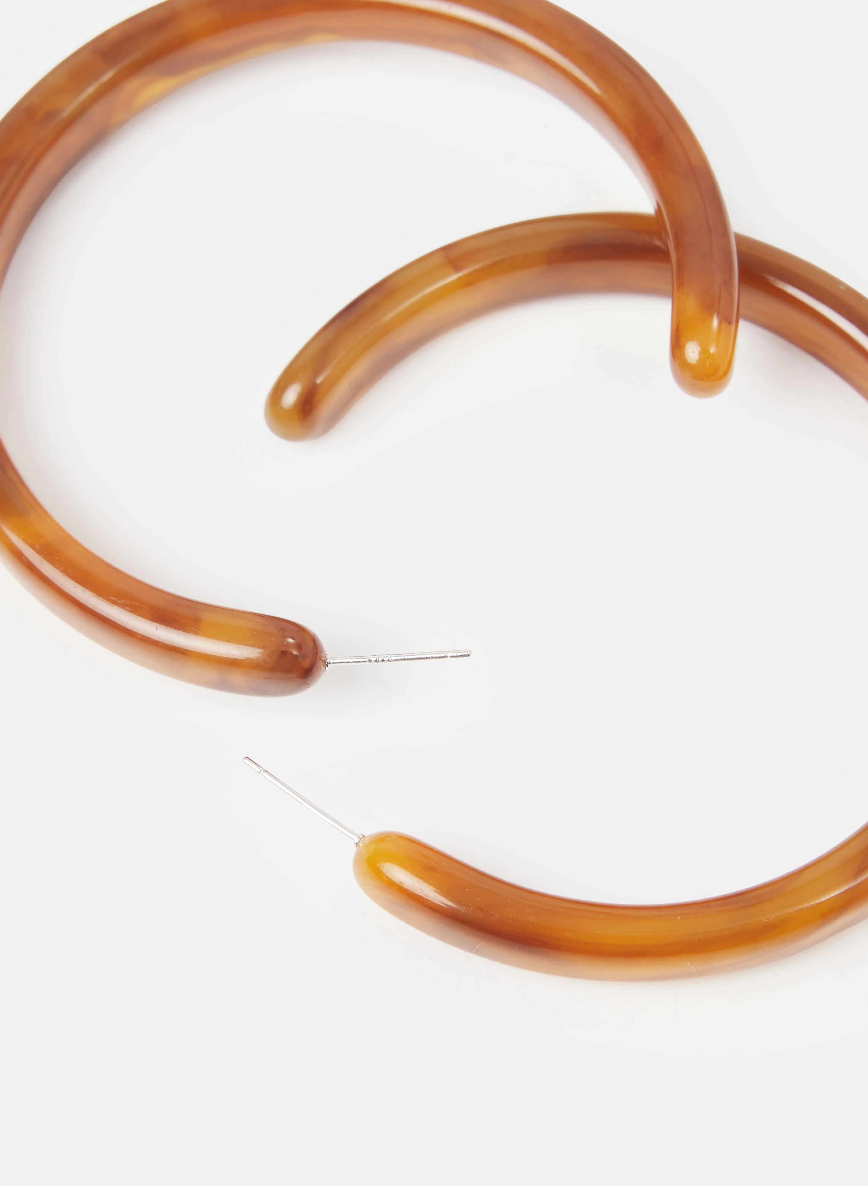 Resin Hoop Earrings - Image 3