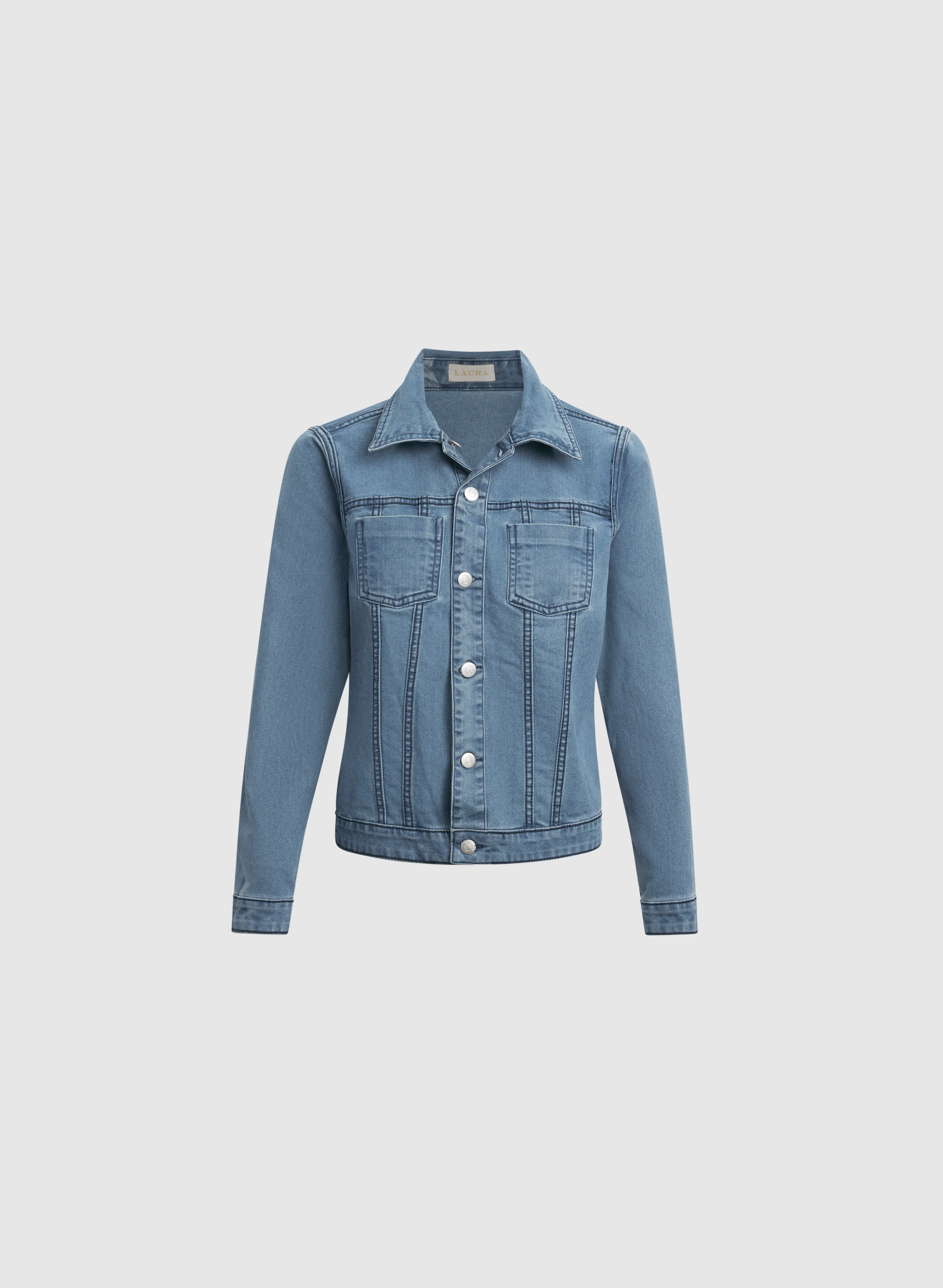 Reversible Floral Denim Jacket - Image 11