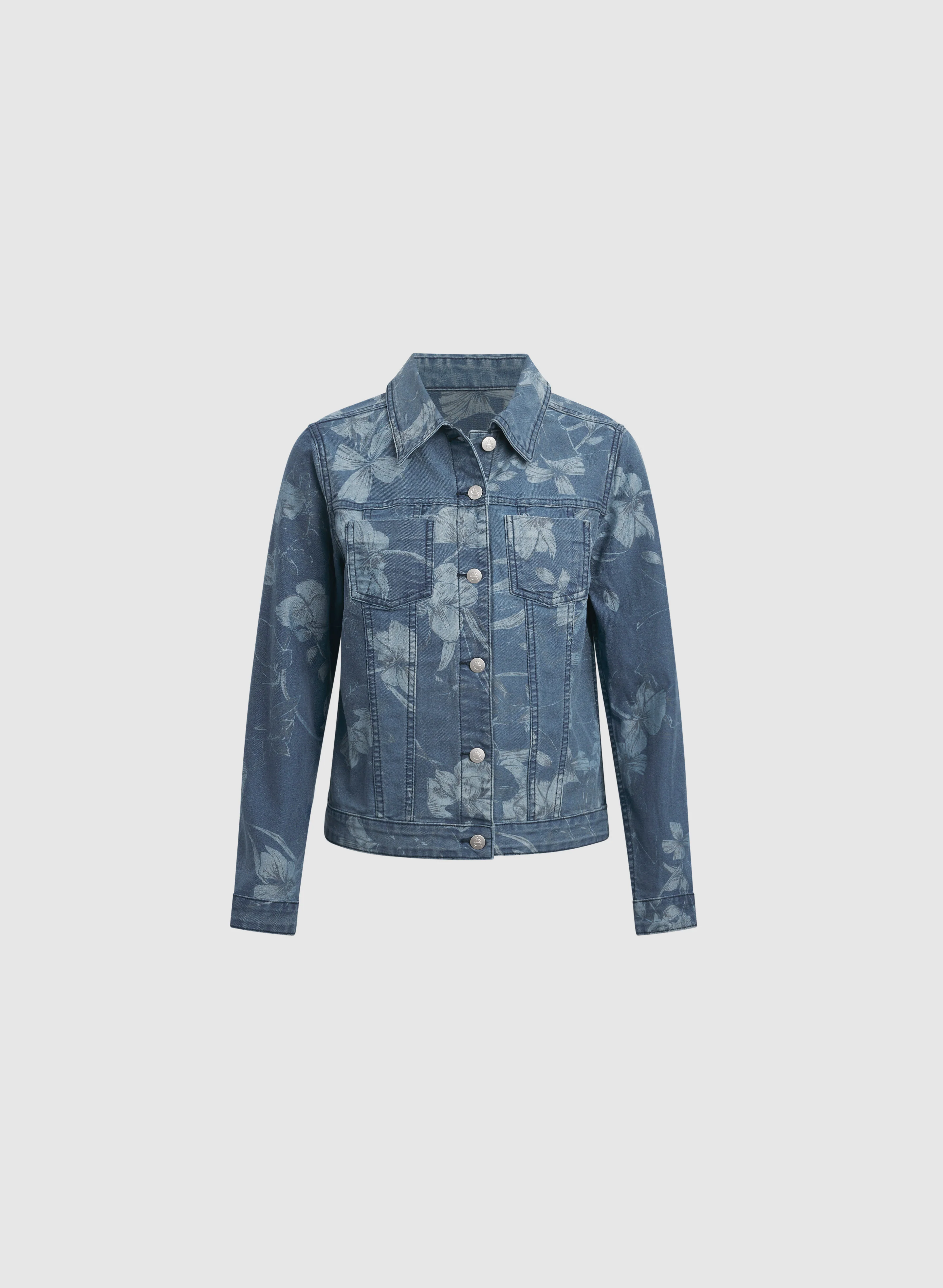 Reversible Floral Denim Jacket - Image 9