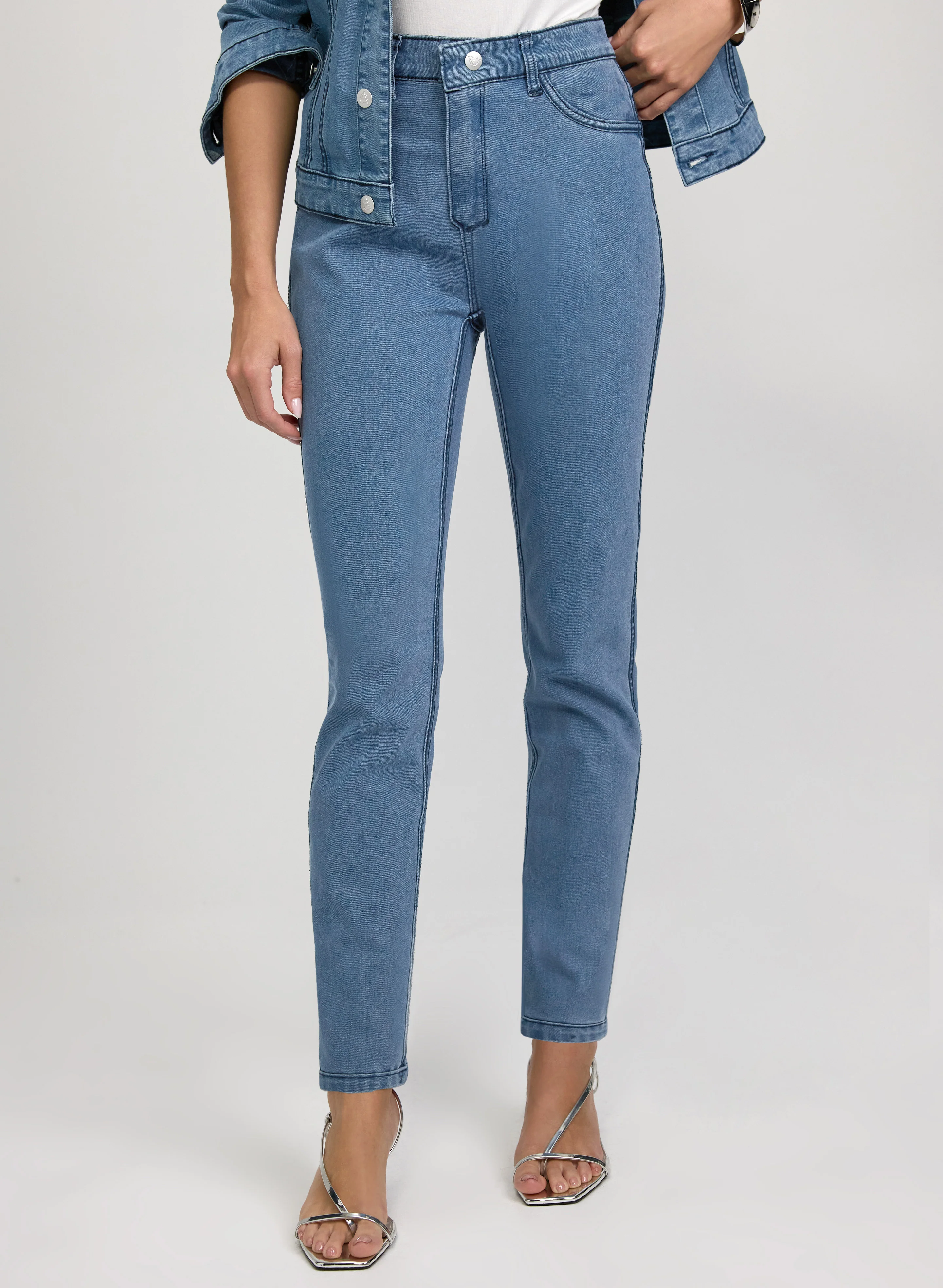 Reversible Floral Jeans - Image 2