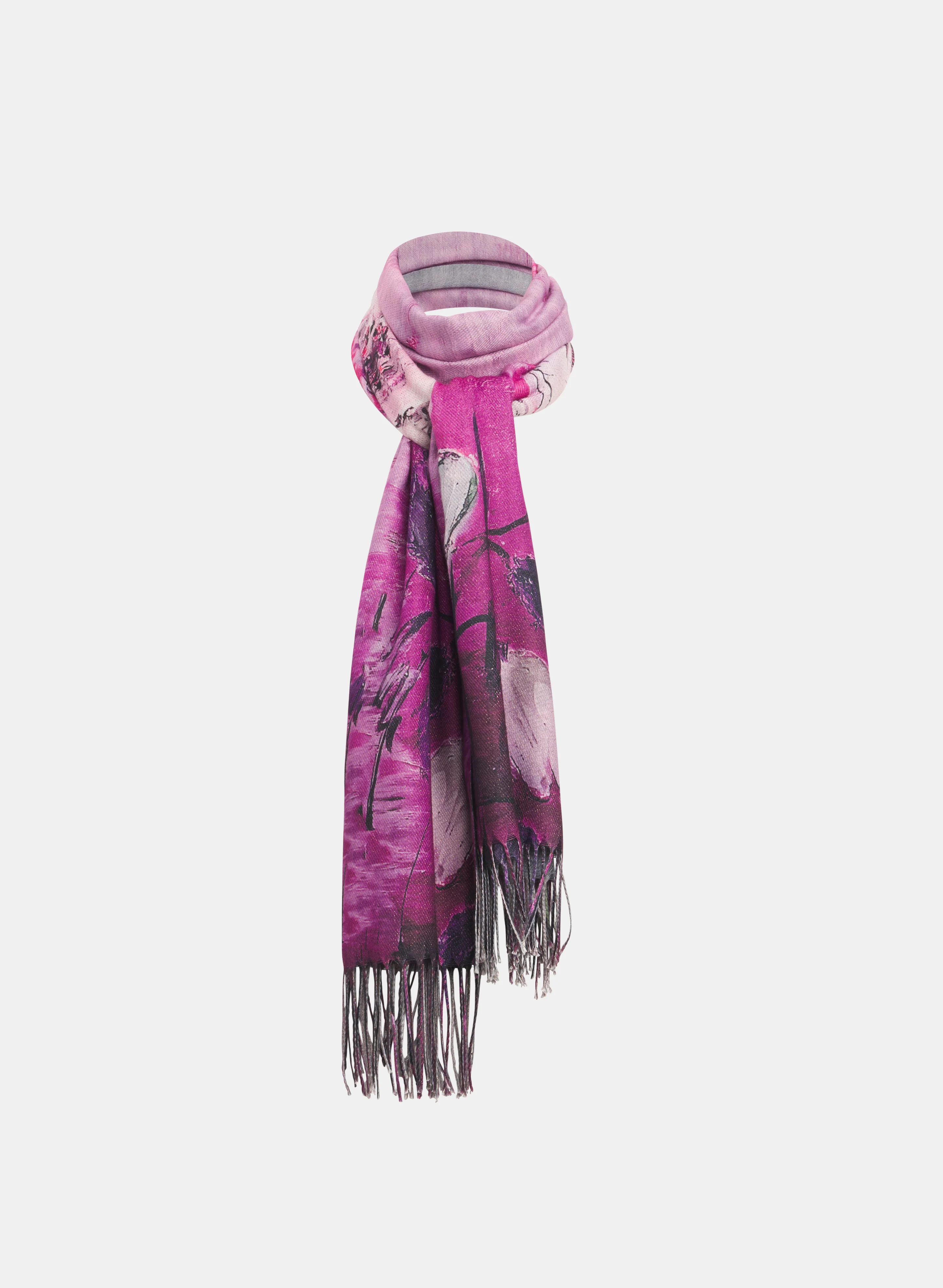 Reversible Floral Scarf