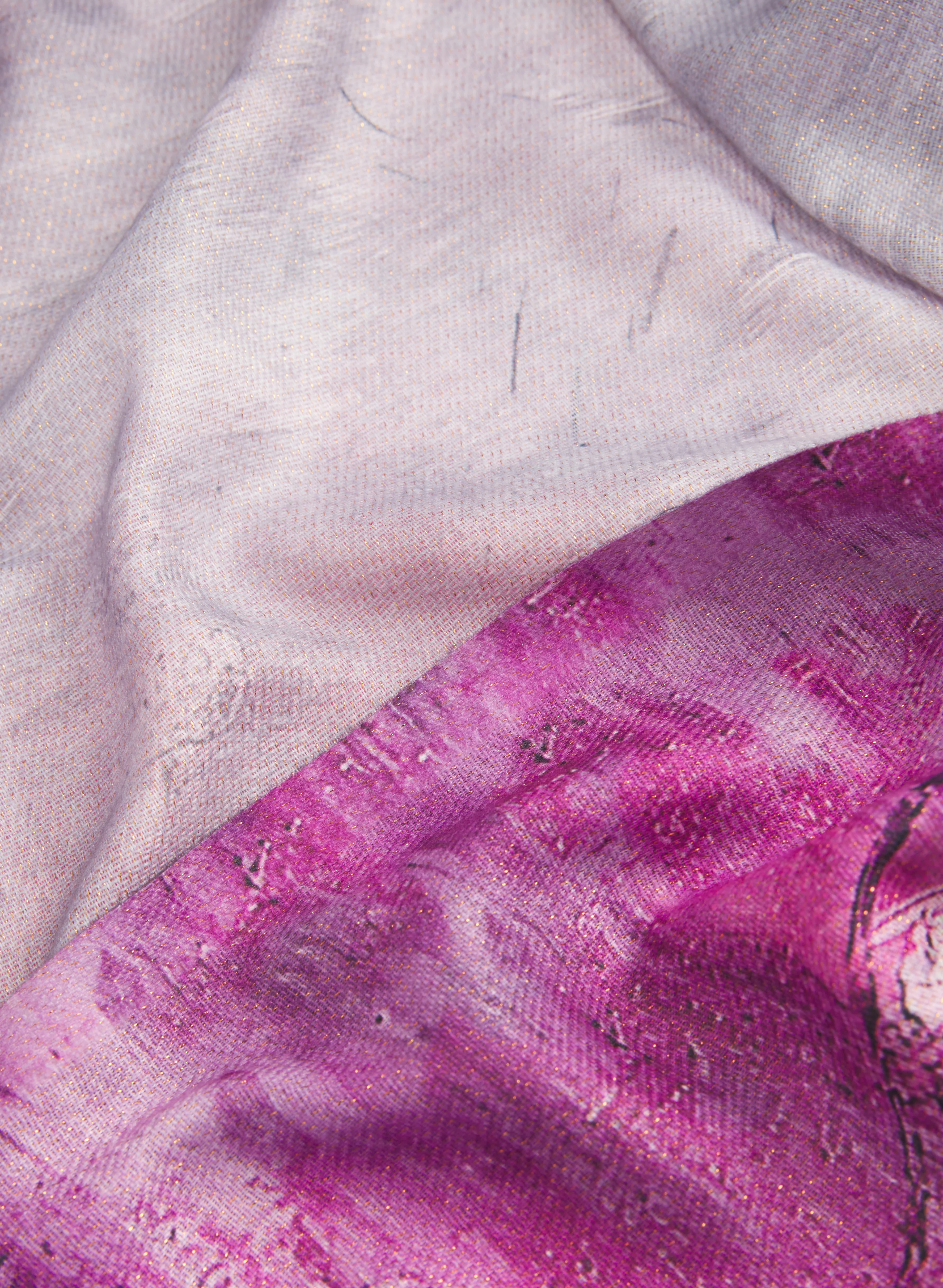 Reversible Floral Scarf - Image 2