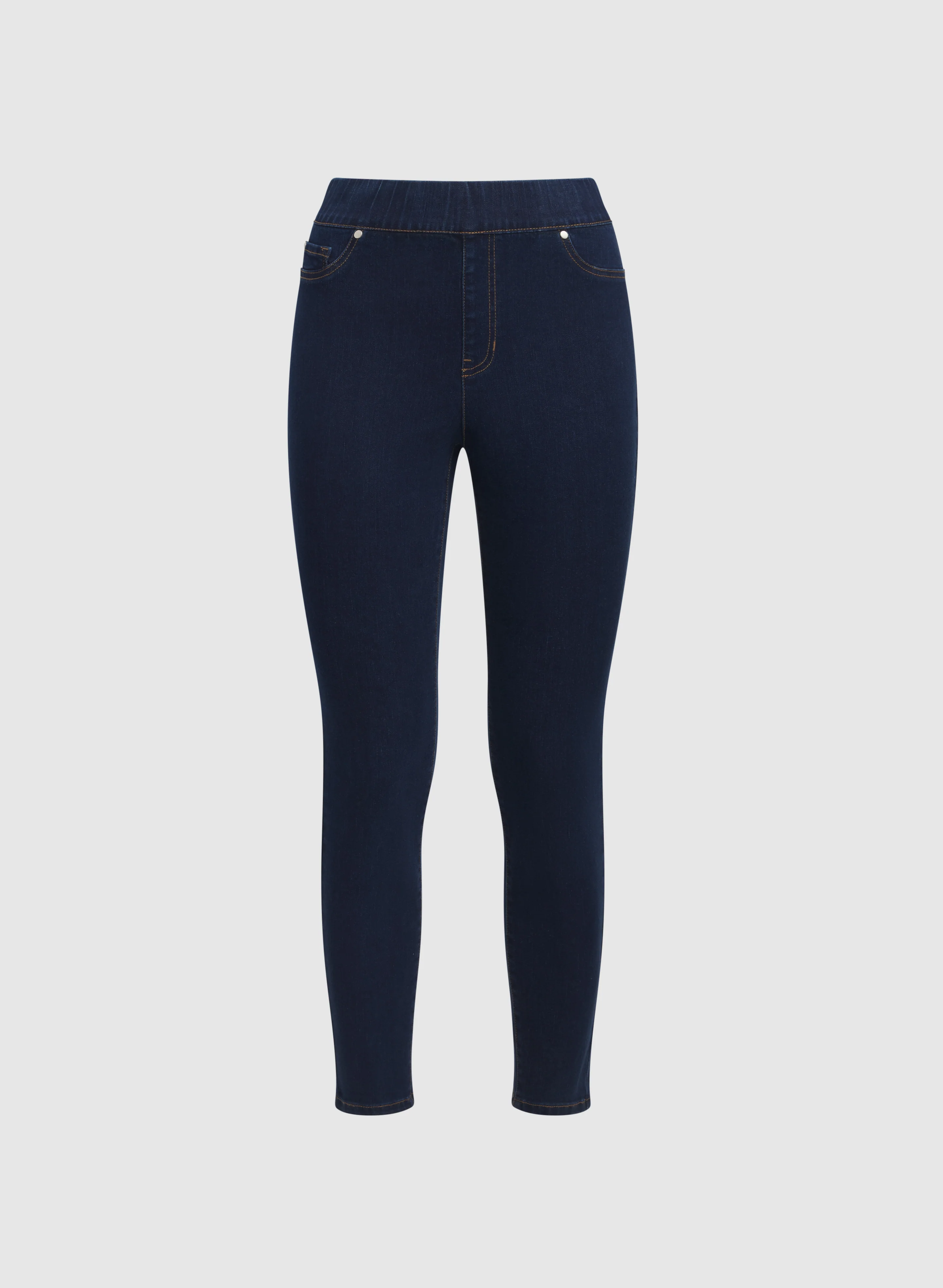 Rhinestone Bow Slim-Leg Jeans - Image 6