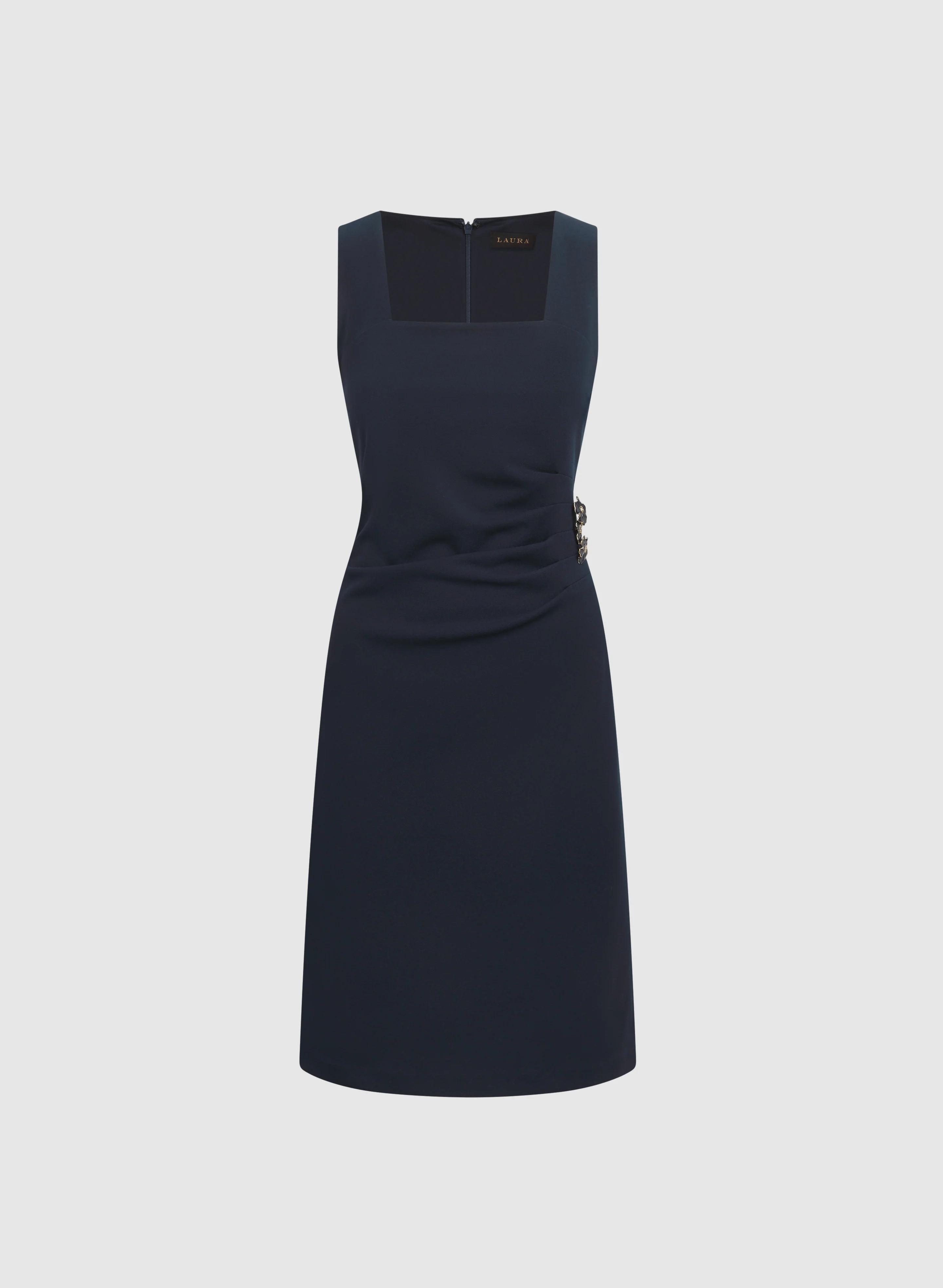 Floral Button Detail Dress - Image 7
