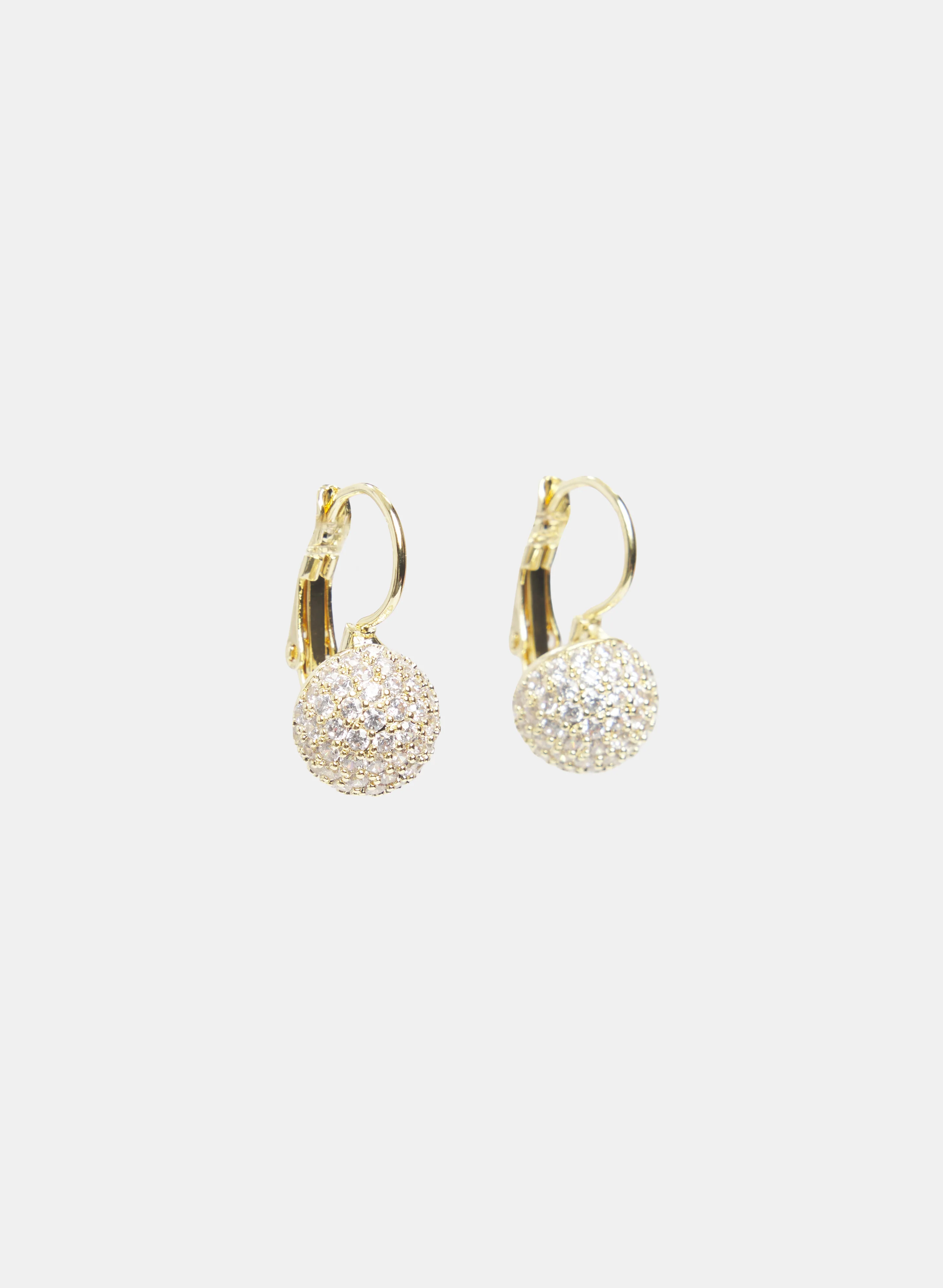Rhinestone Clip-On Earrings - Image 2