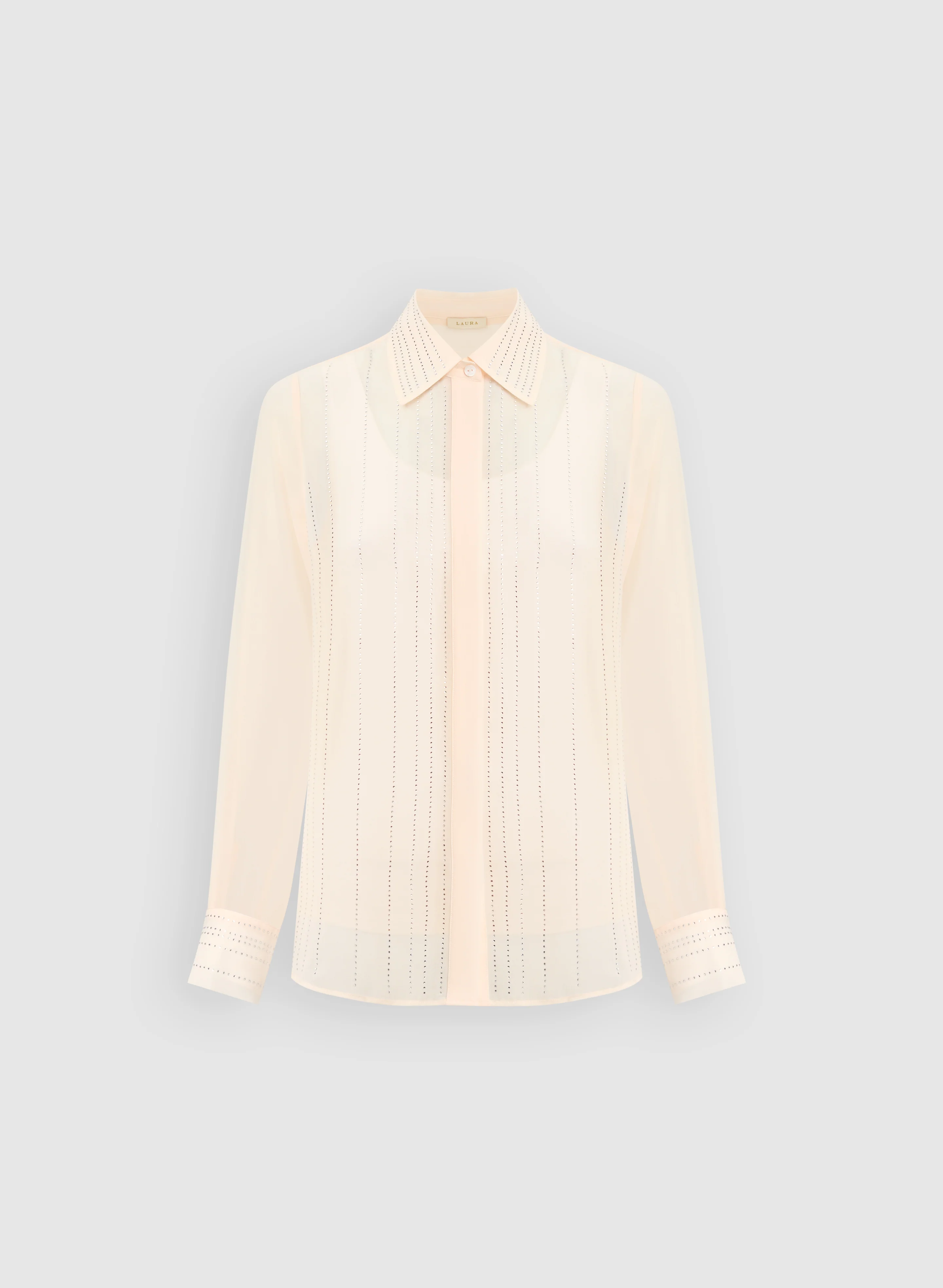 Rhinestone Detail Blouse - Image 6