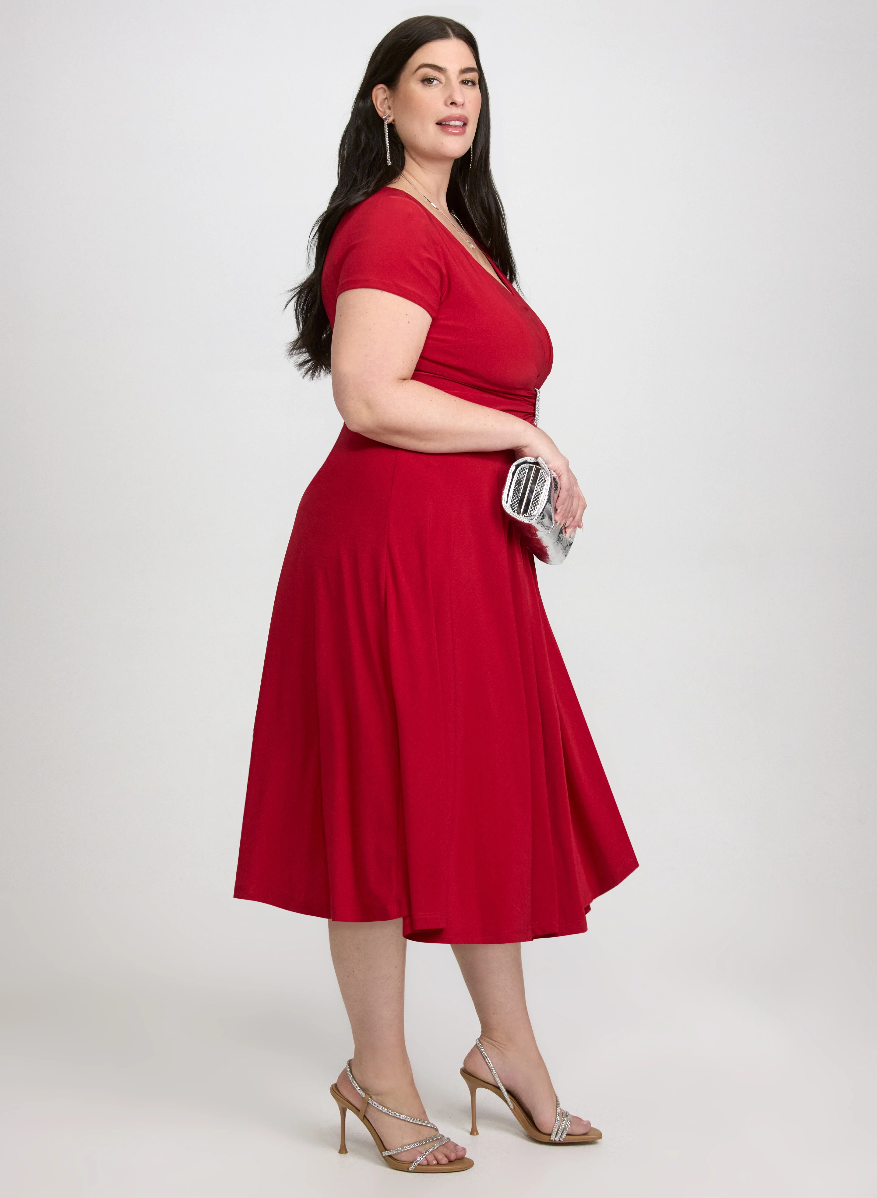 Rhinestone Detail Dress - Image 3