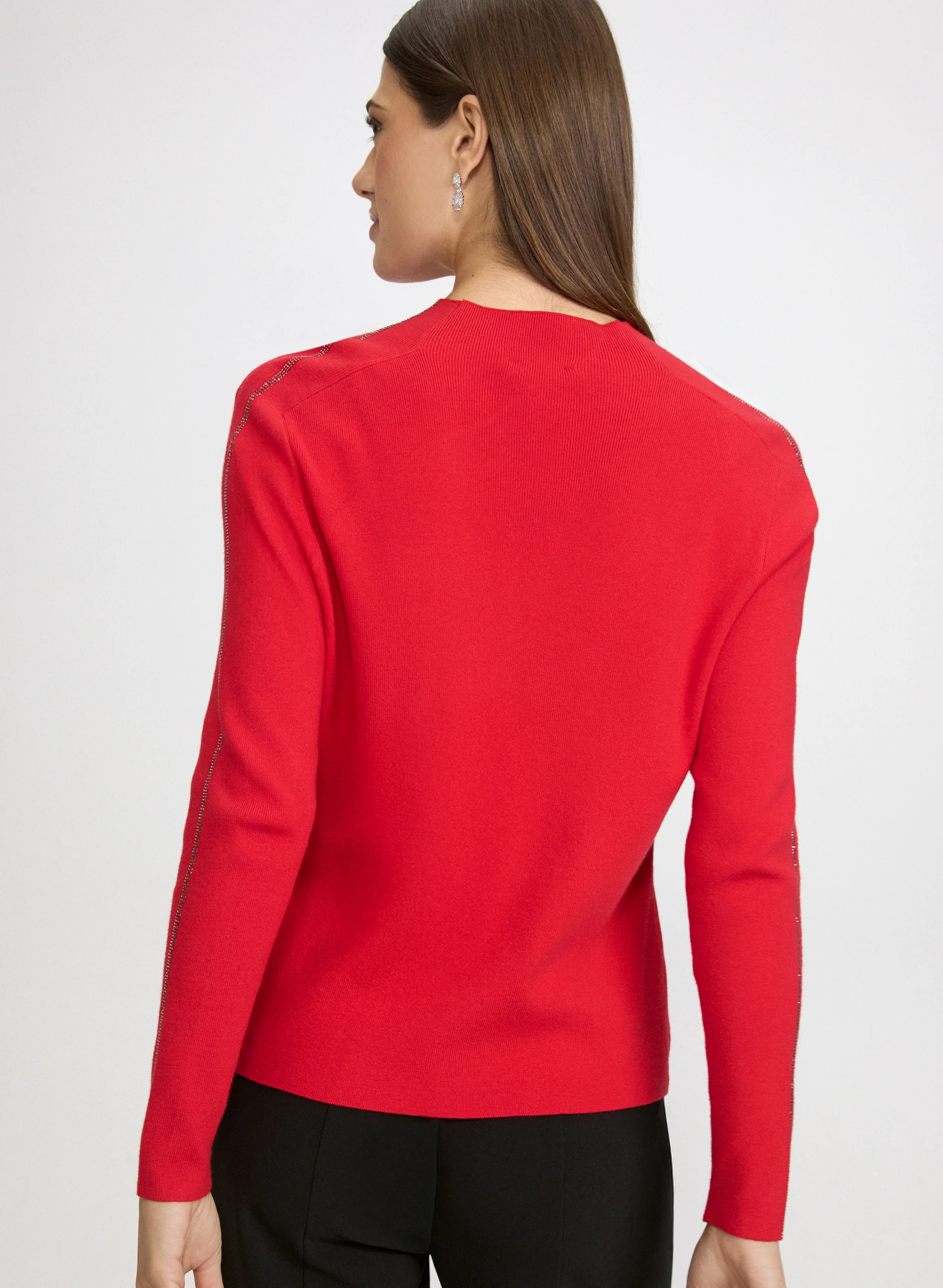 Rhinestone Detail Sweater - Image 4
