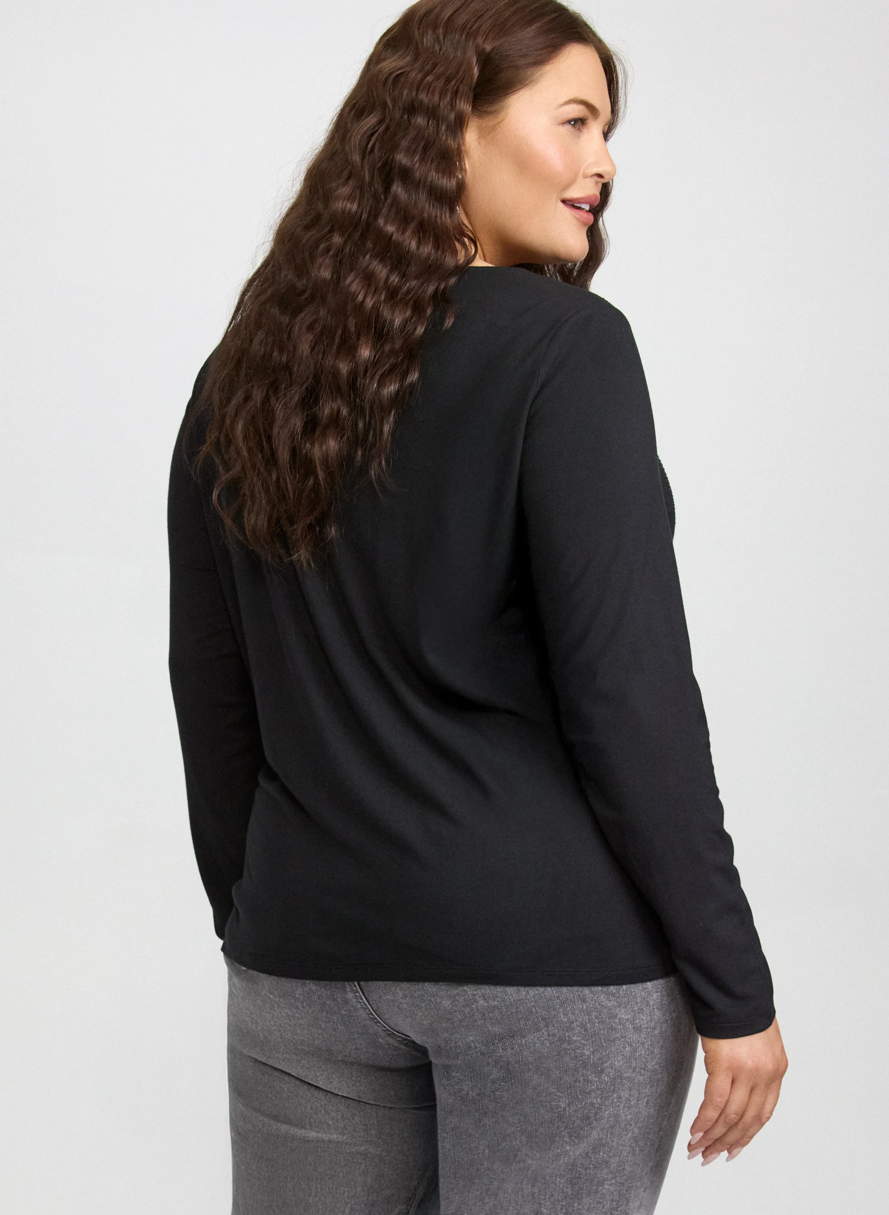 Rhinestone Detail T-Shirt - Image 9