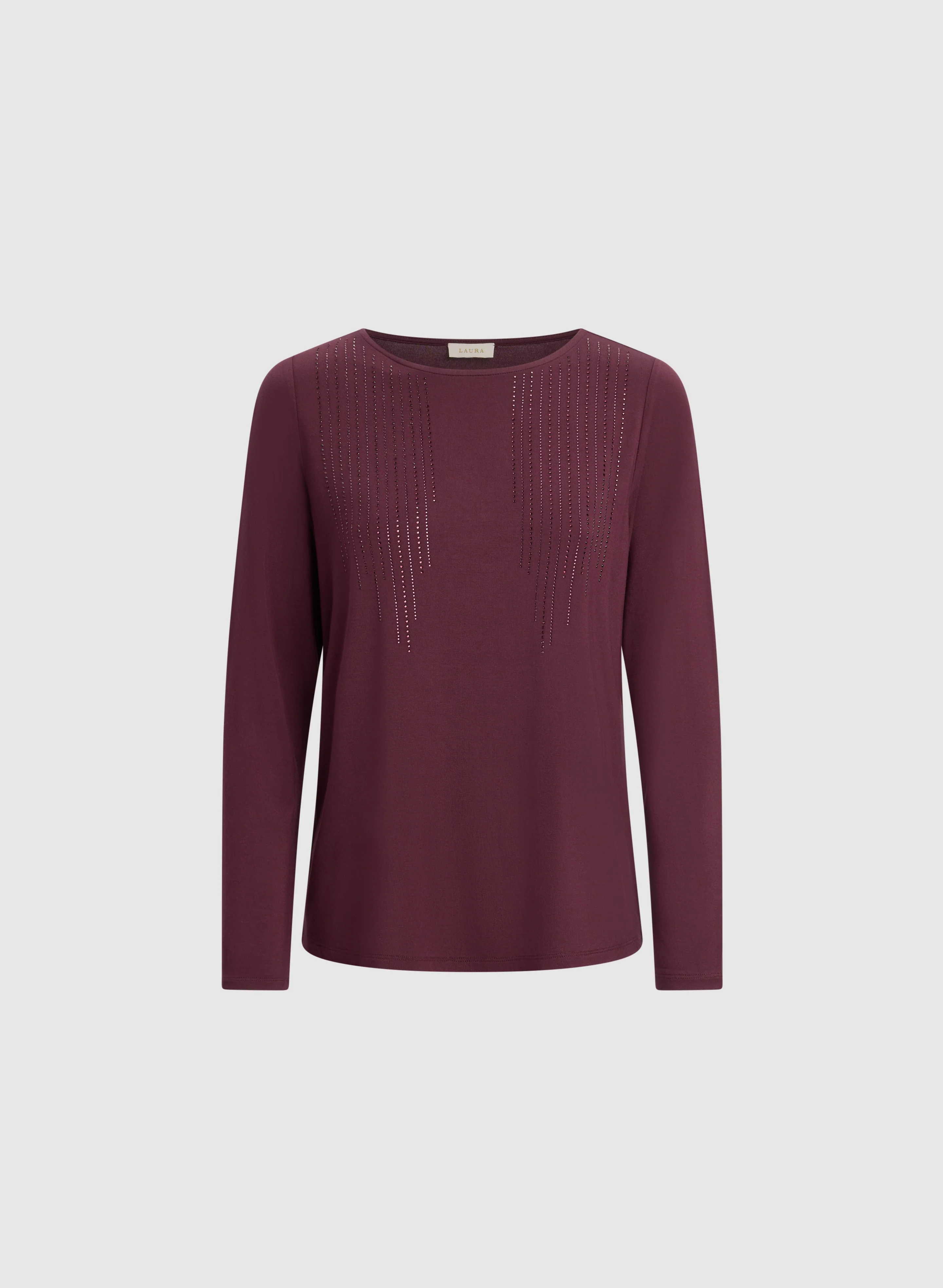 Rhinestone Detail T-Shirt - Image 6