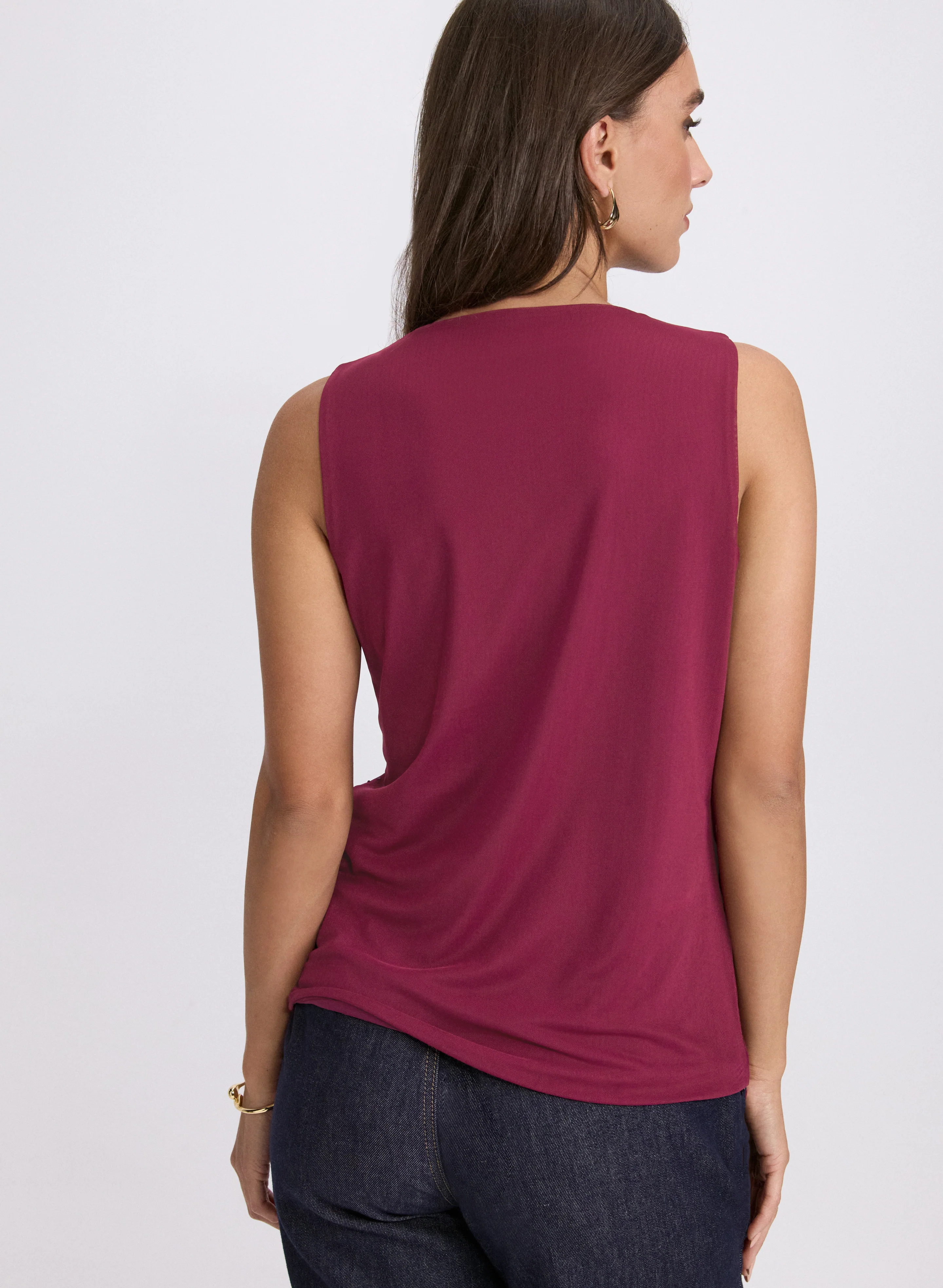 Rhinestone Embellished Tank Top - Image 4