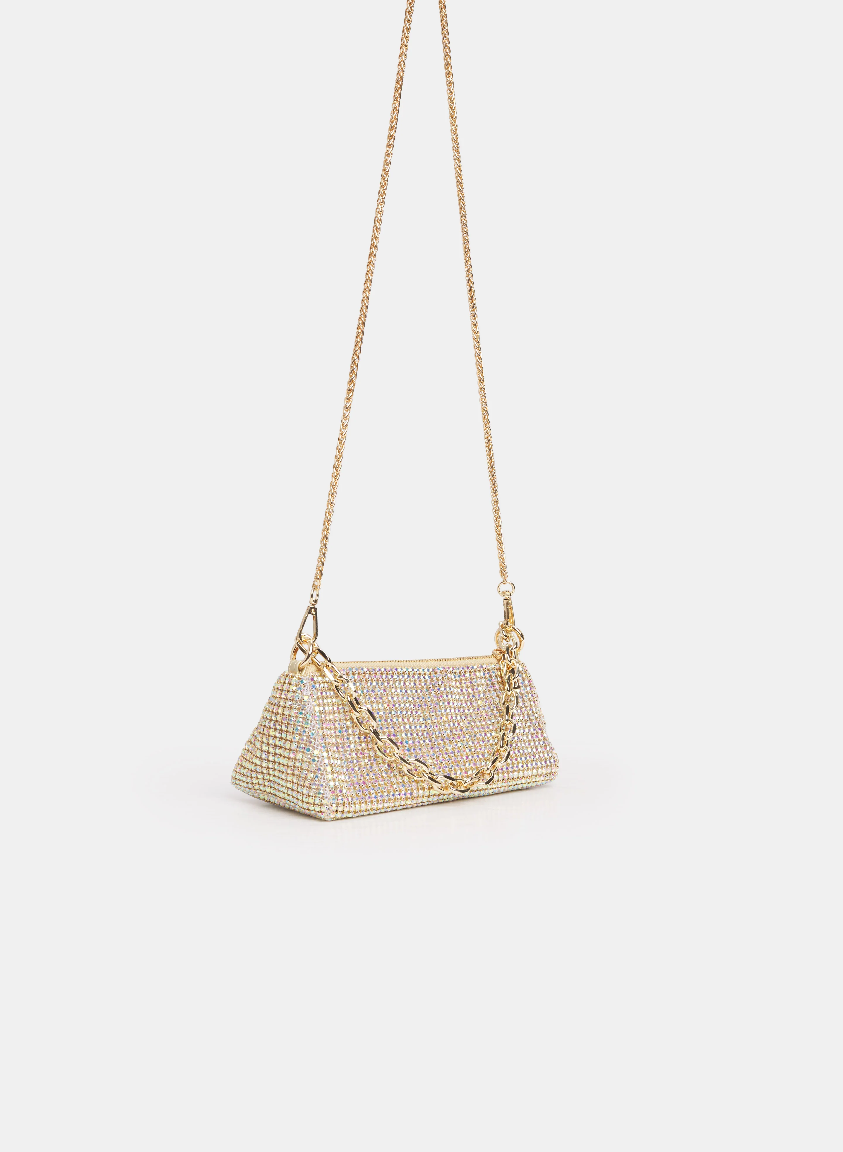 Rhinestone Mesh Evening Bag - Image 3