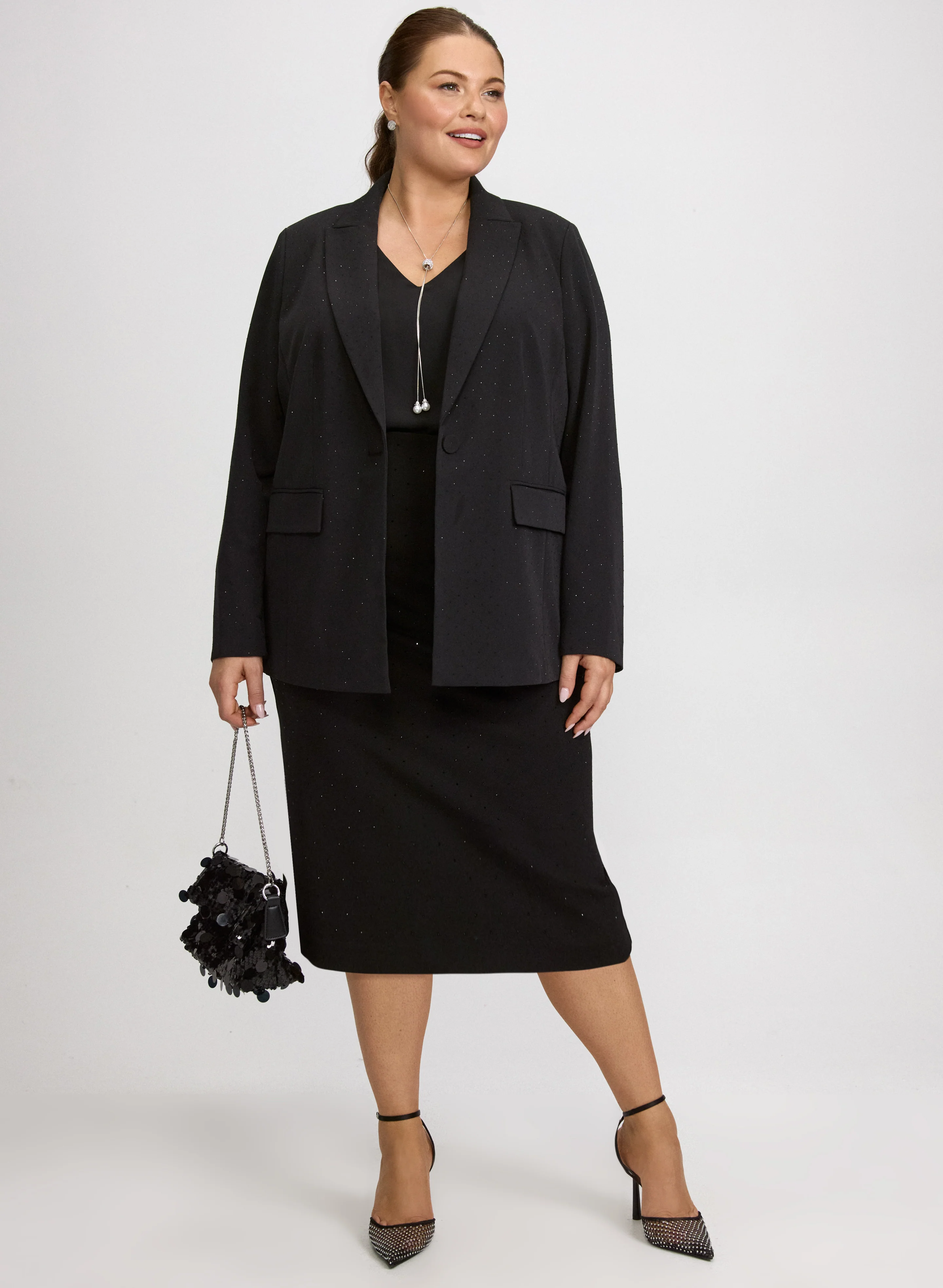 Rhinestone Pencil Skirt - Image 4