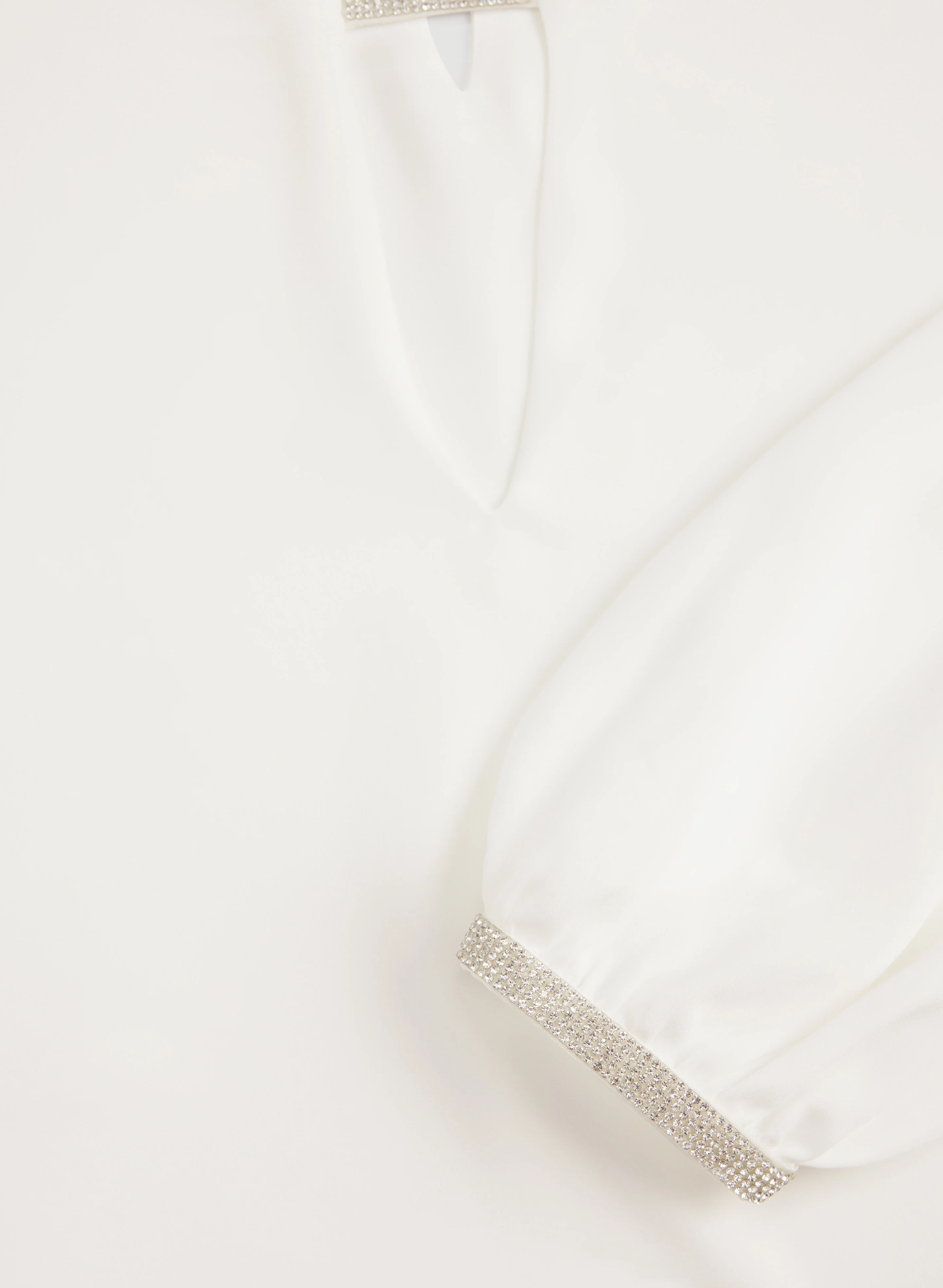 Rhinestone Trim Blouse - Image 7