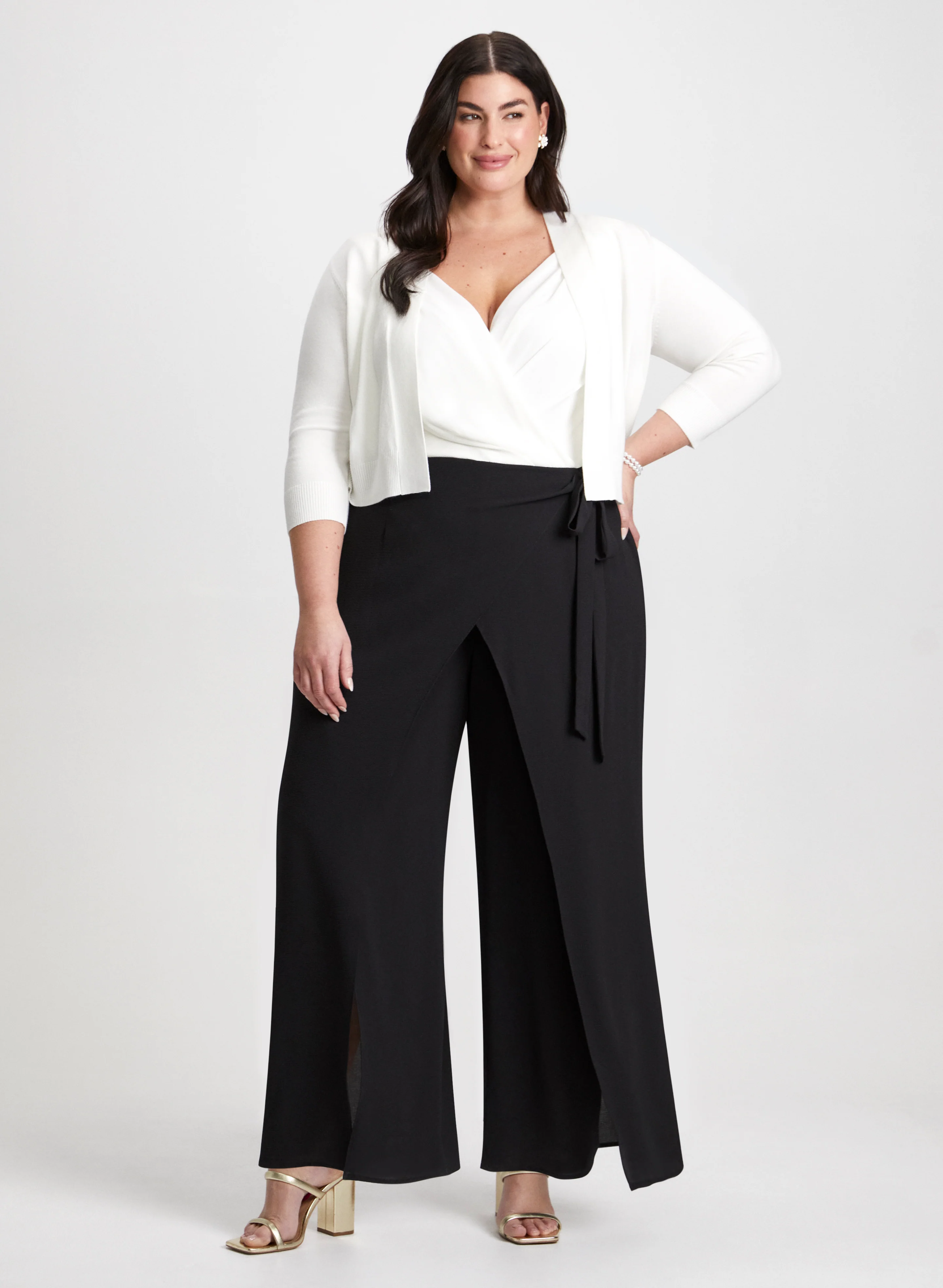 Ribbed Knit Cardigan - Image 3