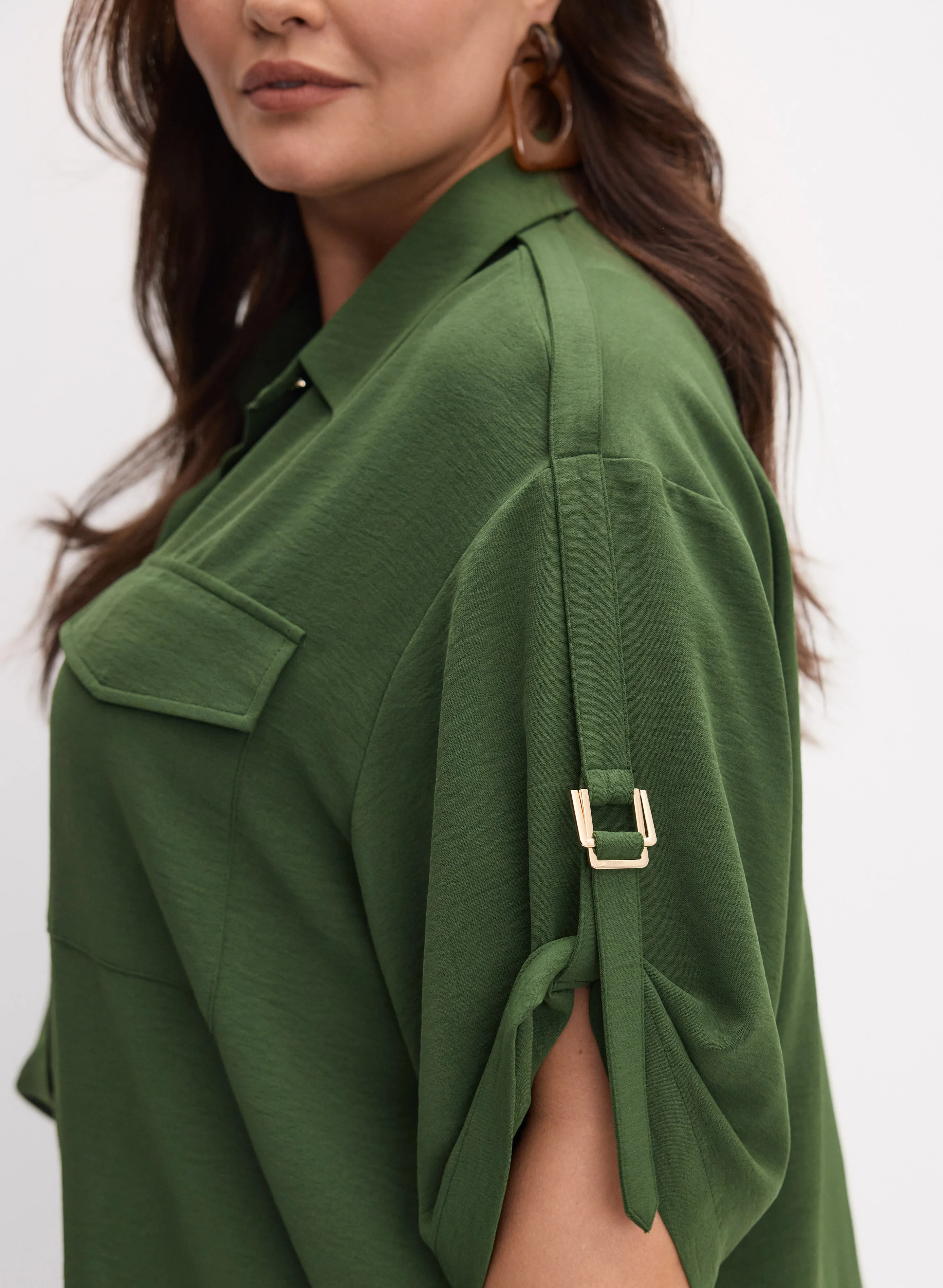 Melanie Lyne - Rolled Sleeve Blouse - Image 2