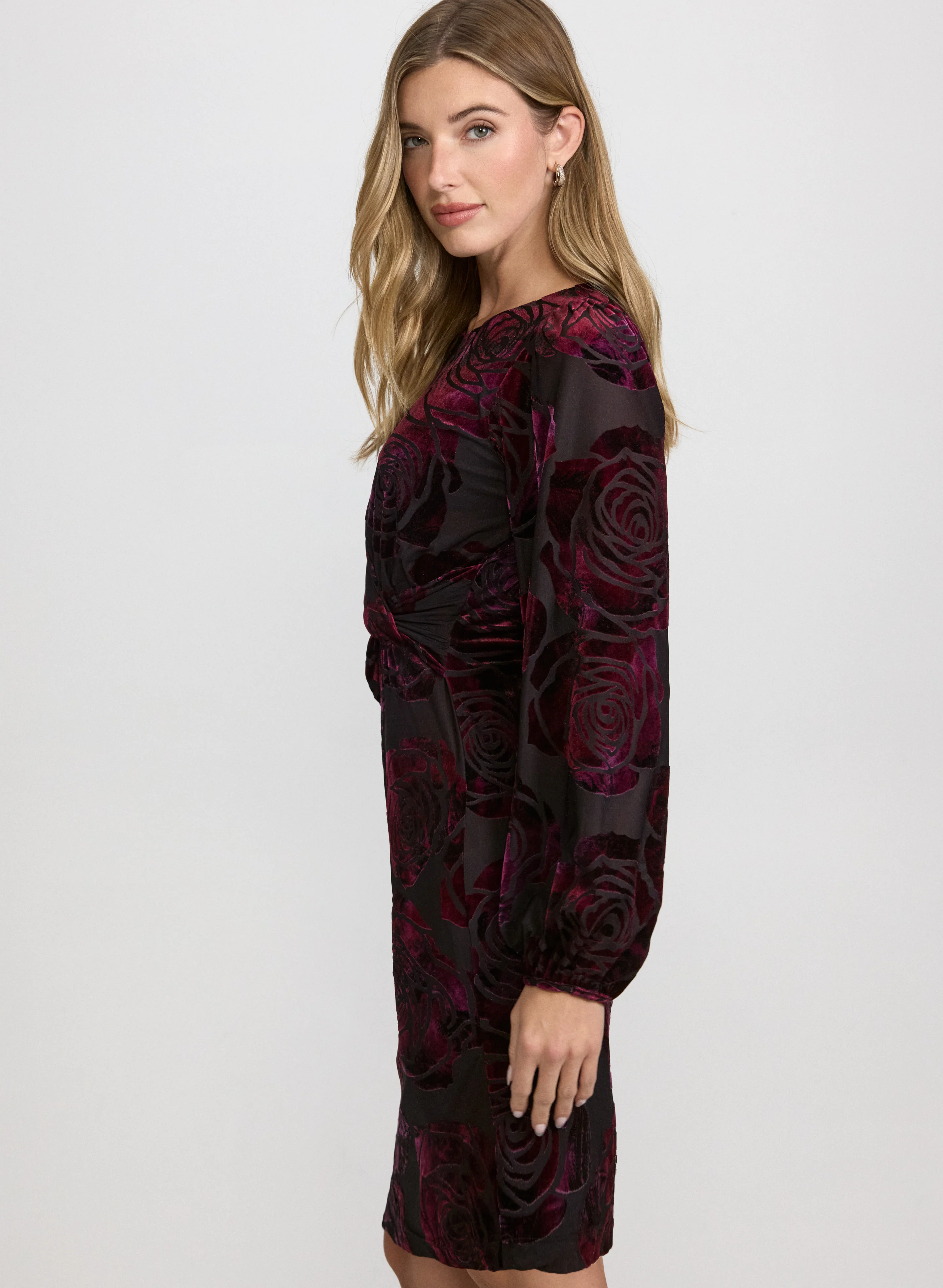 Rose Velvet Dress - Image 5
