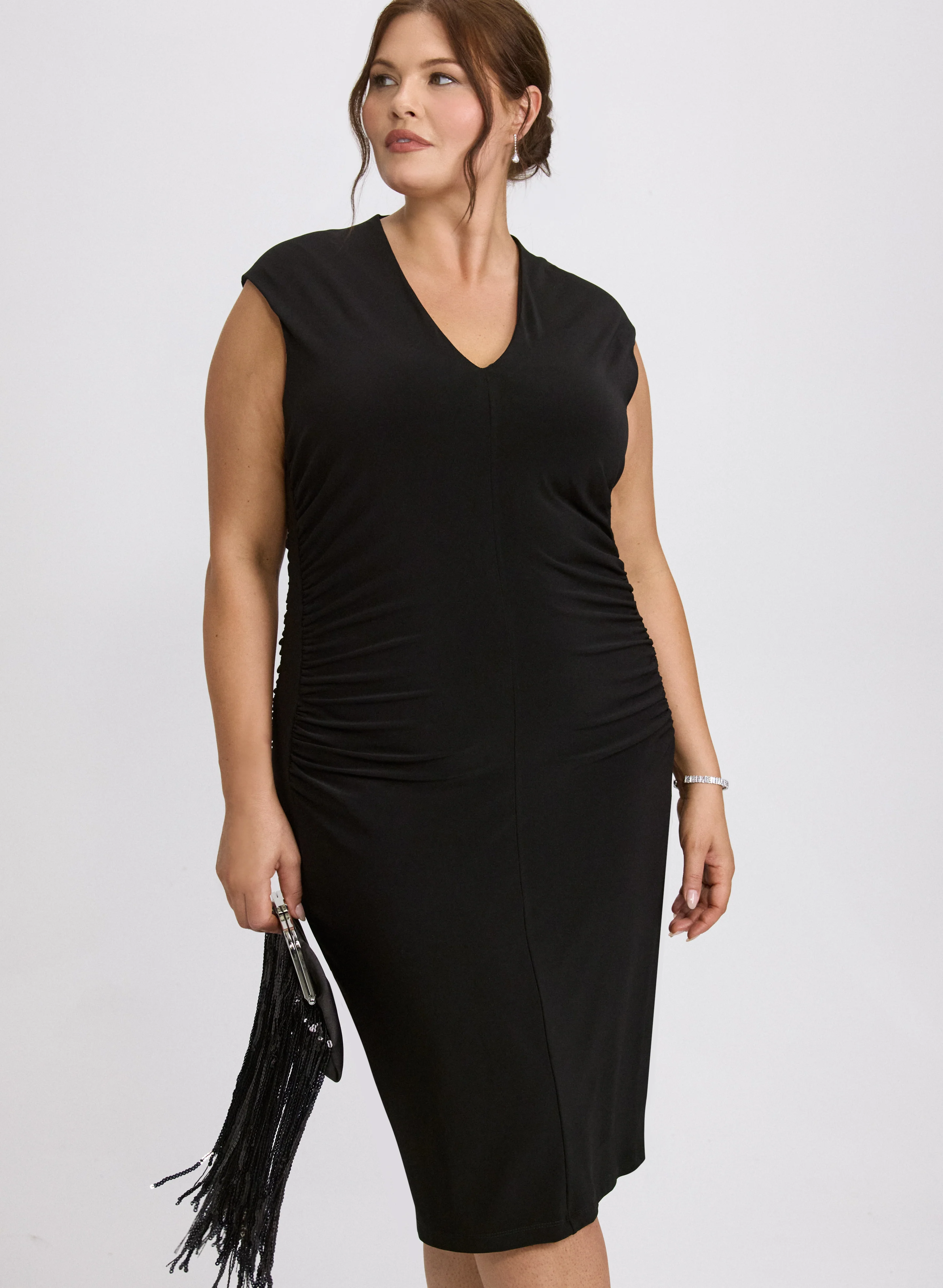 Ruched Jersey Dress - Image 2