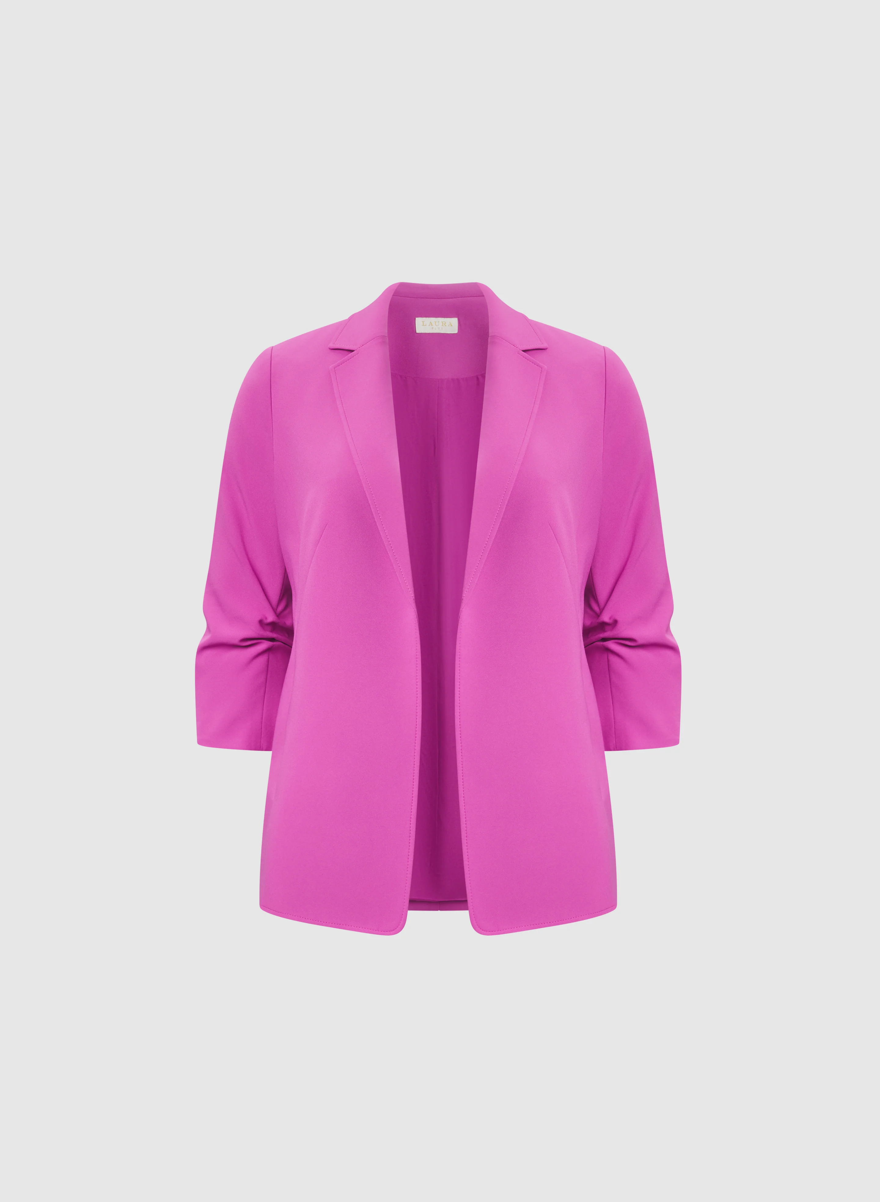 Ruched Sleeve Blazer - Image 7