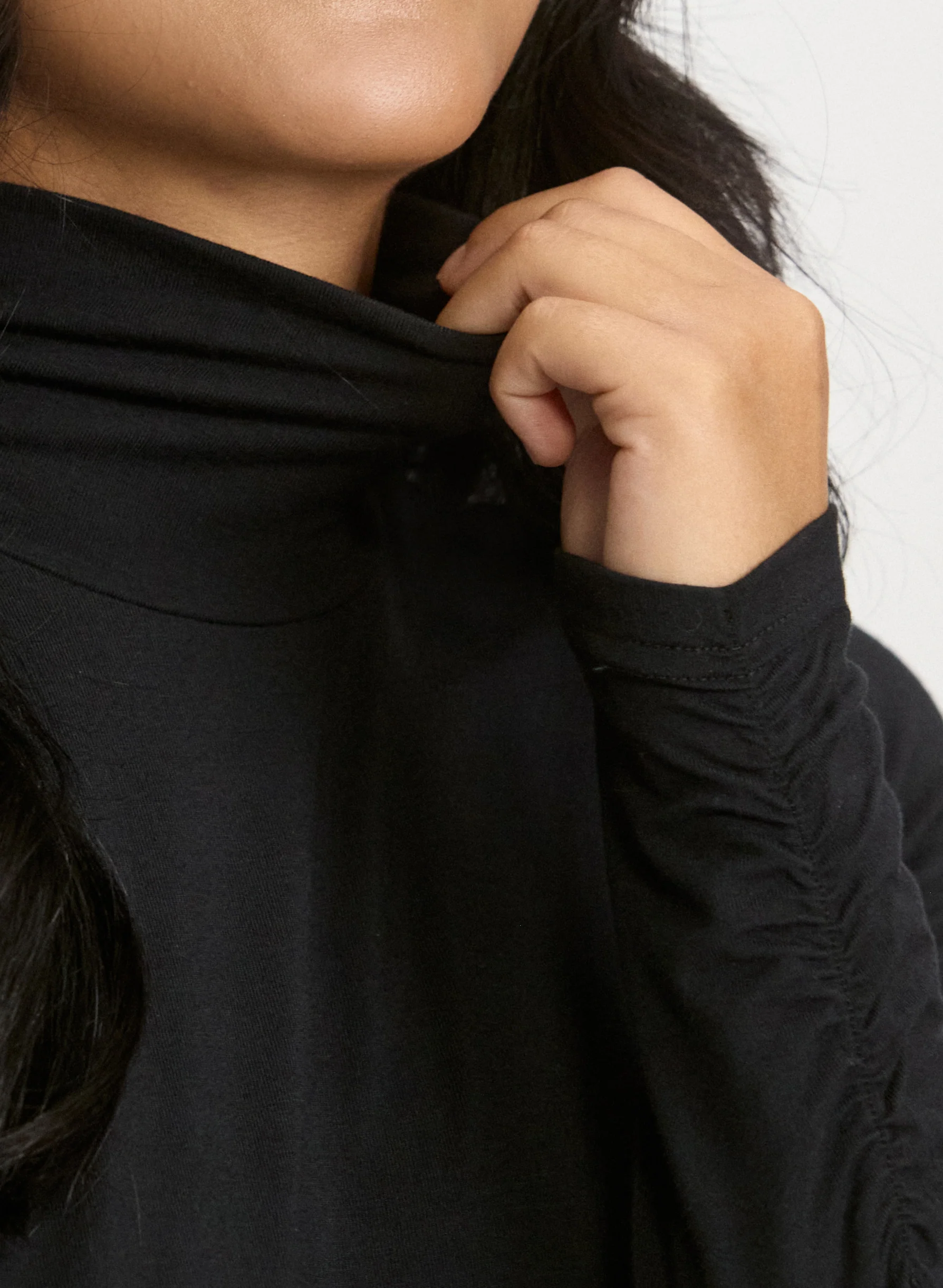 Ruched Turtleneck Top - Image 5