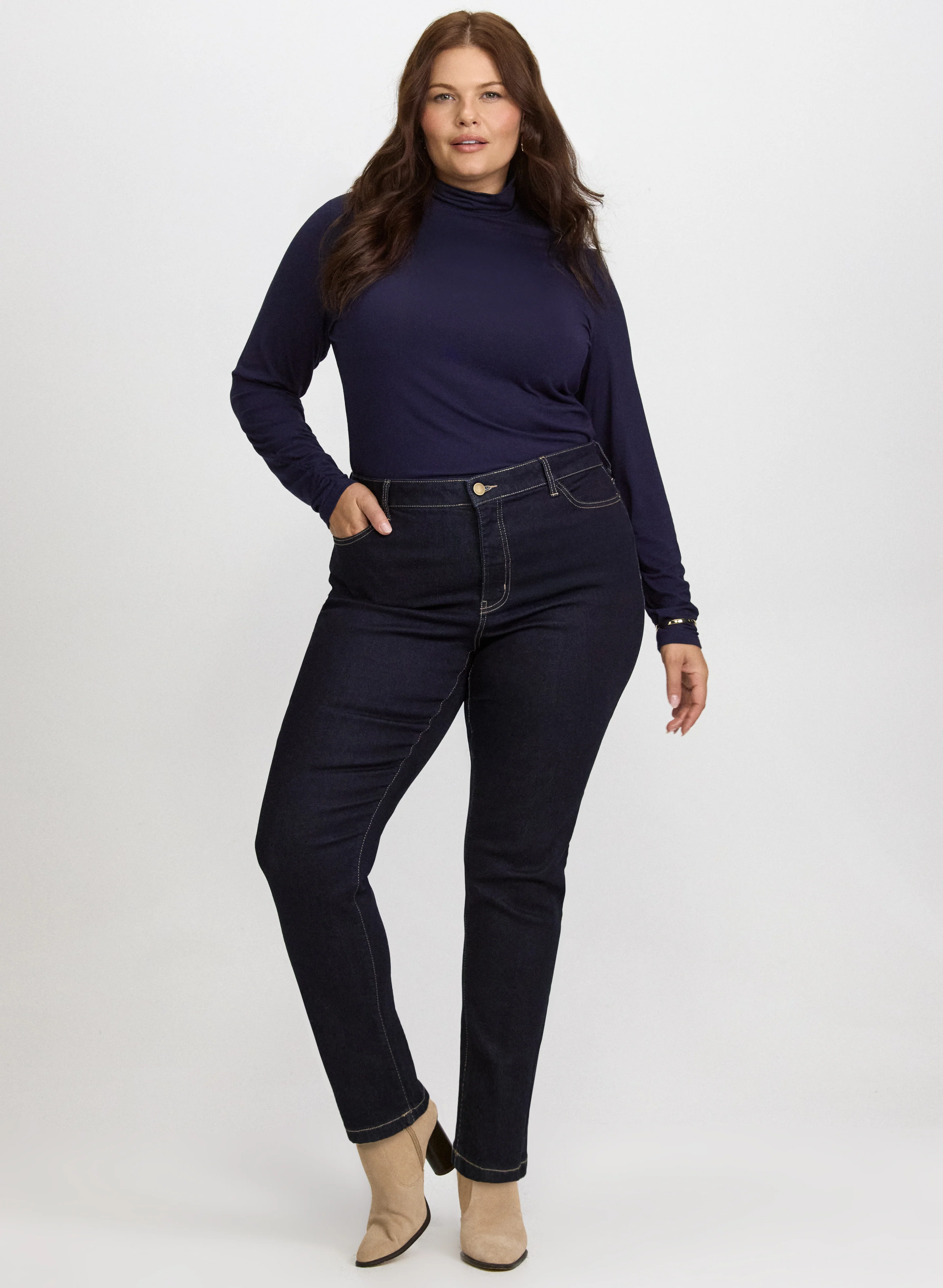 Ruched Turtleneck Top - Image 8