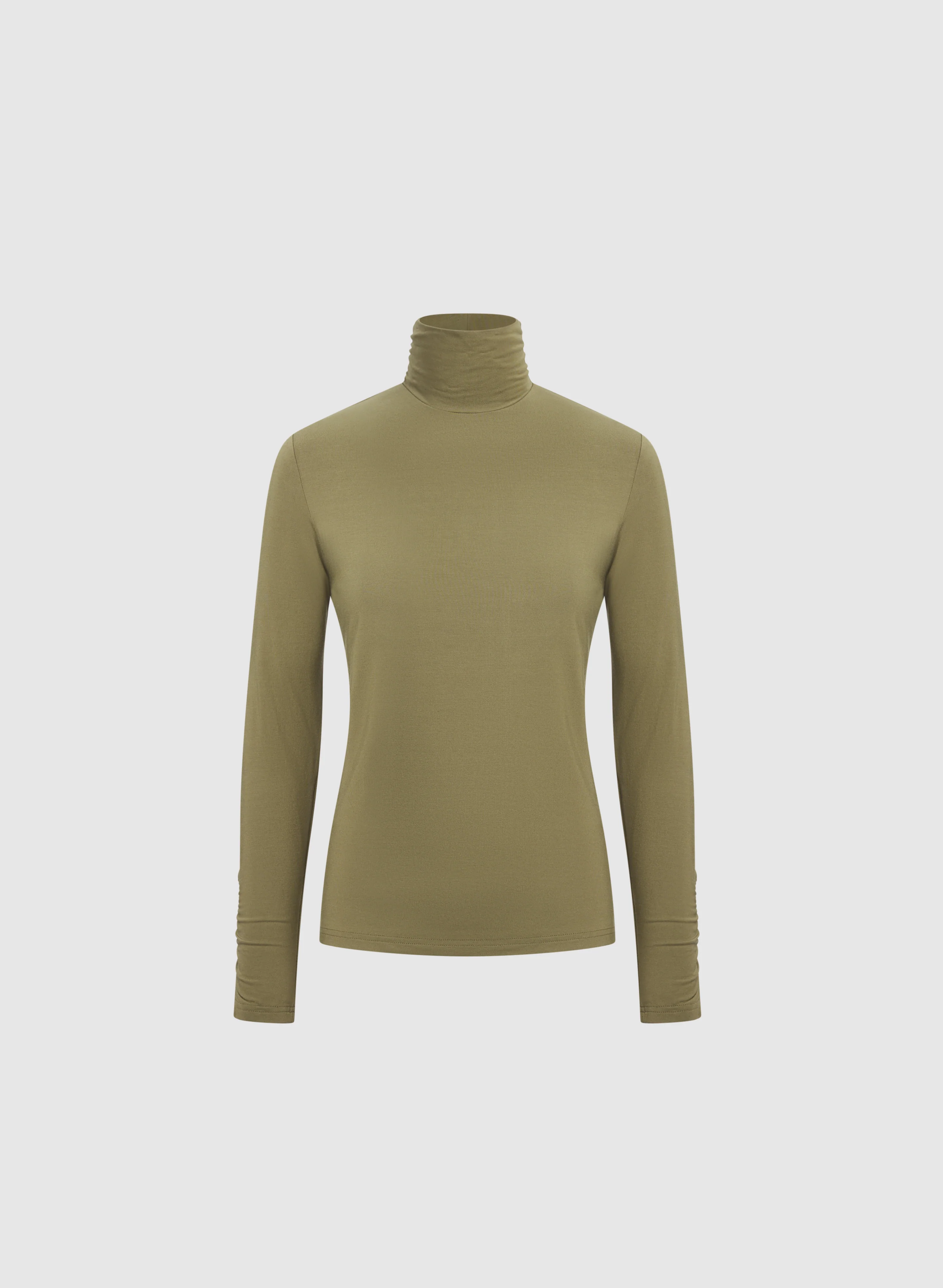 Ruched Turtleneck Top - Image 6