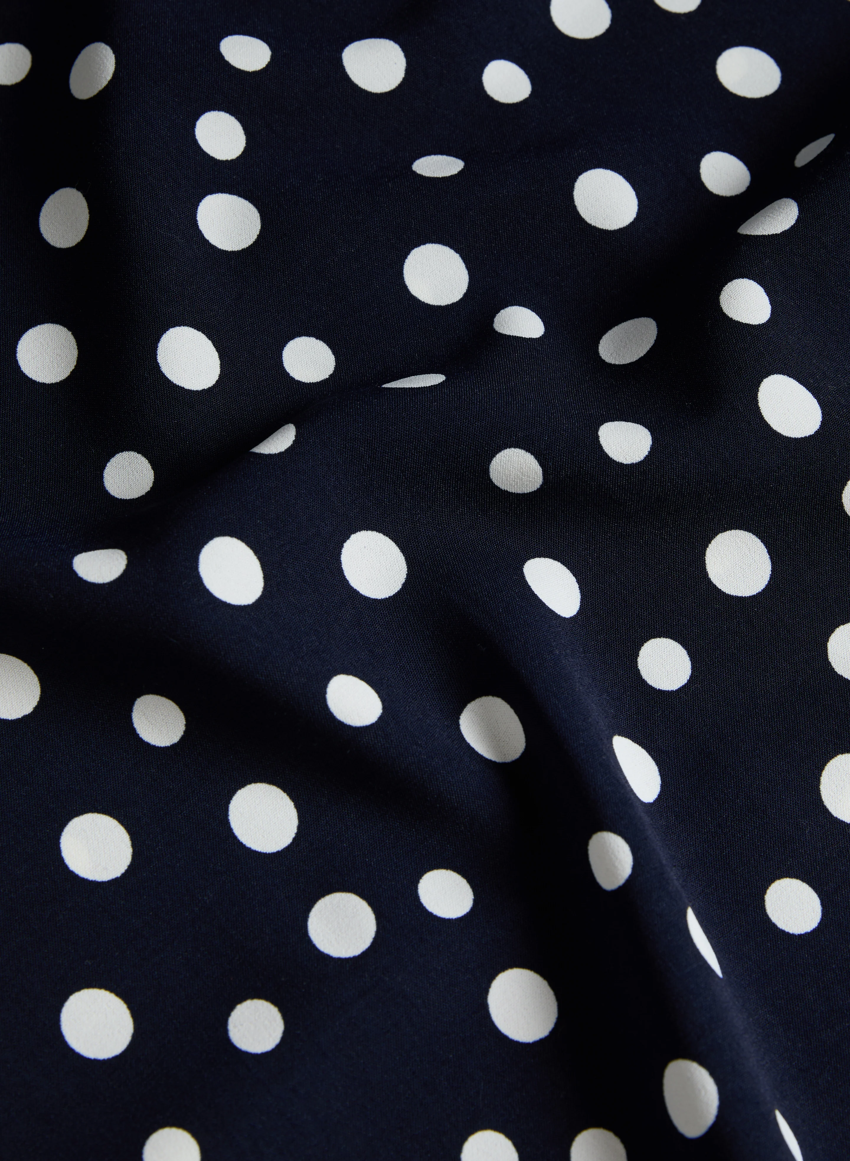 Ruched Waist Polka Dot Dress - Image 7
