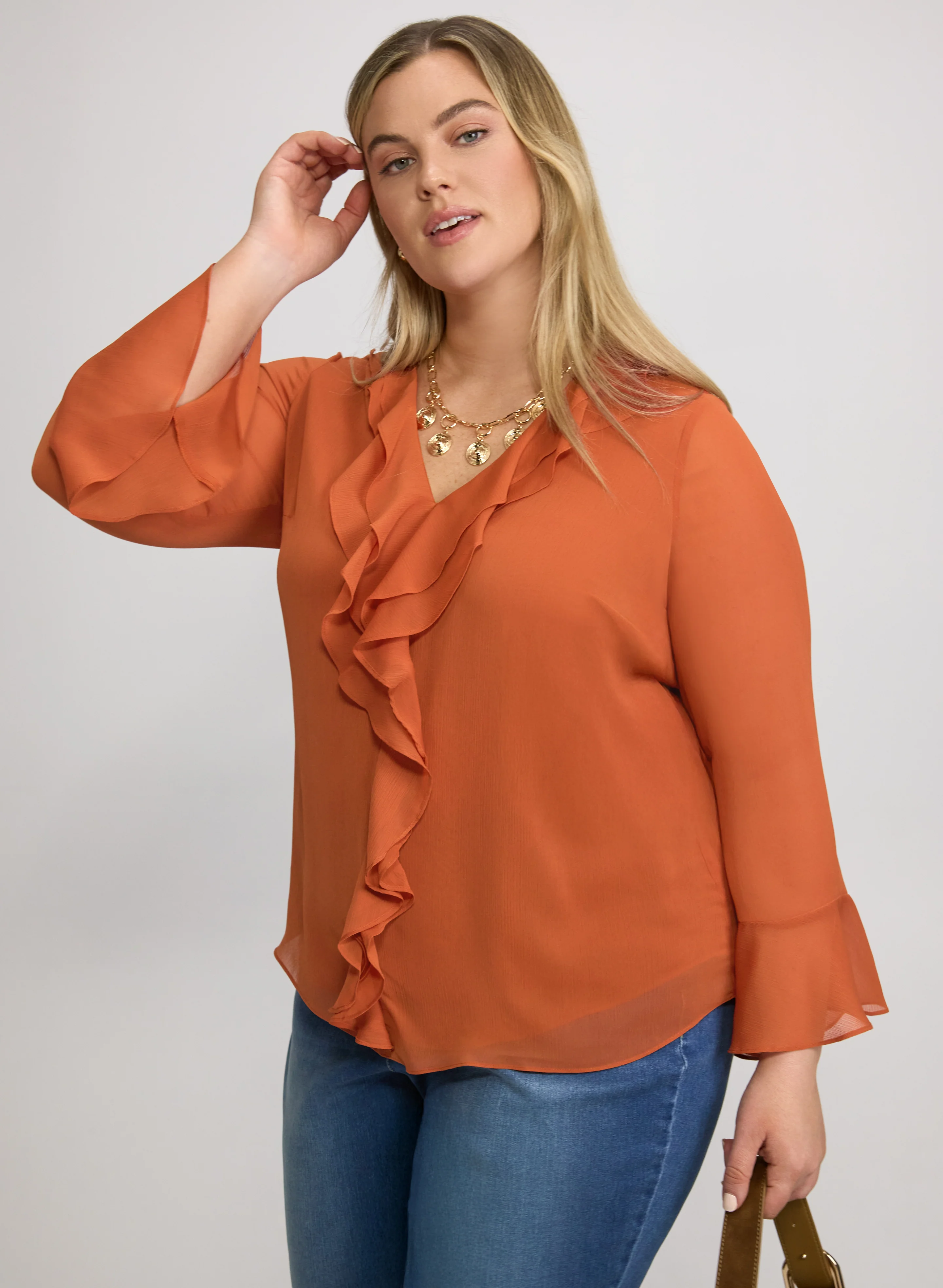Ruffle Detail Blouse - Image 5