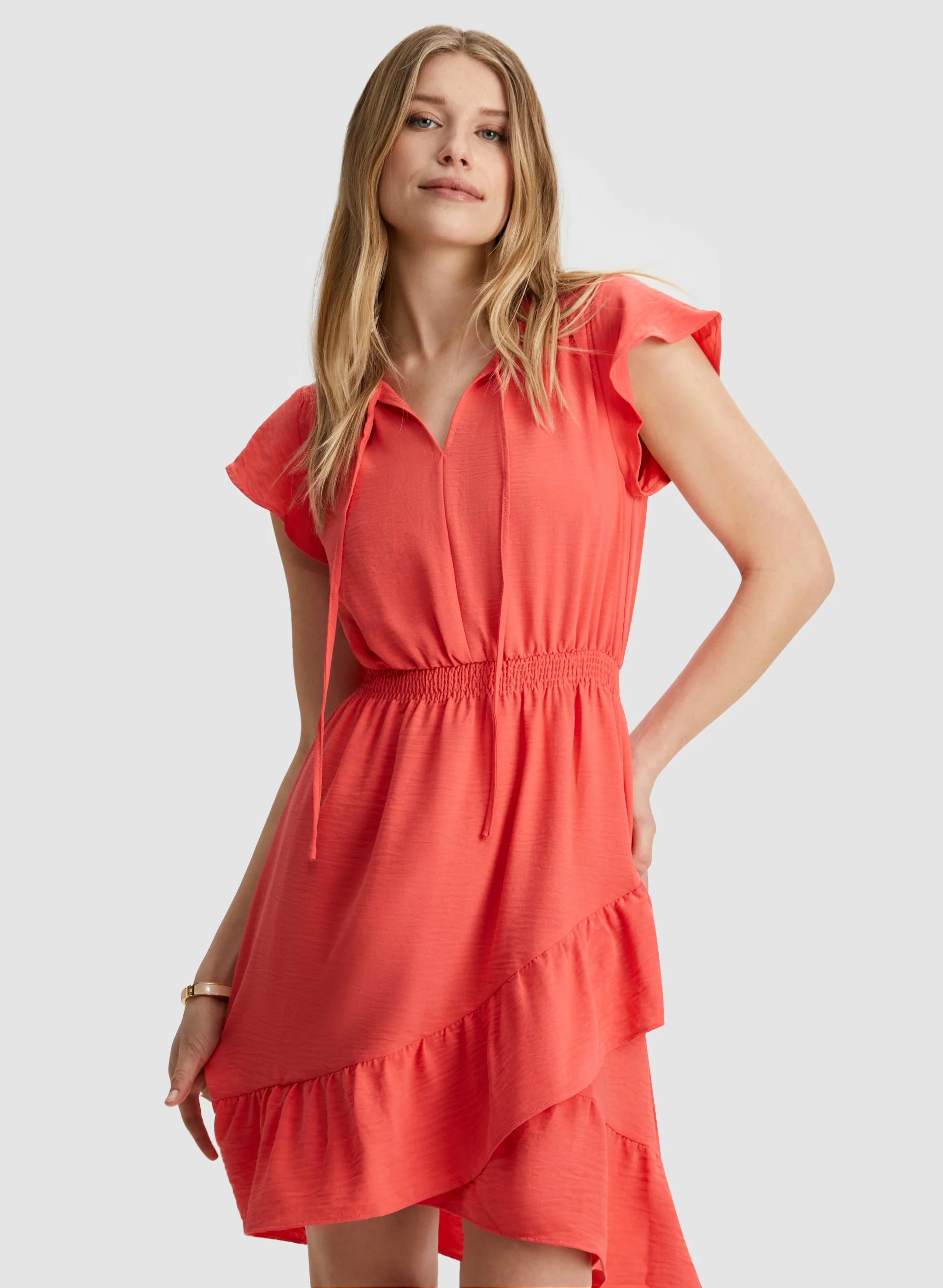 Ruffle Detail Dress - Image 5