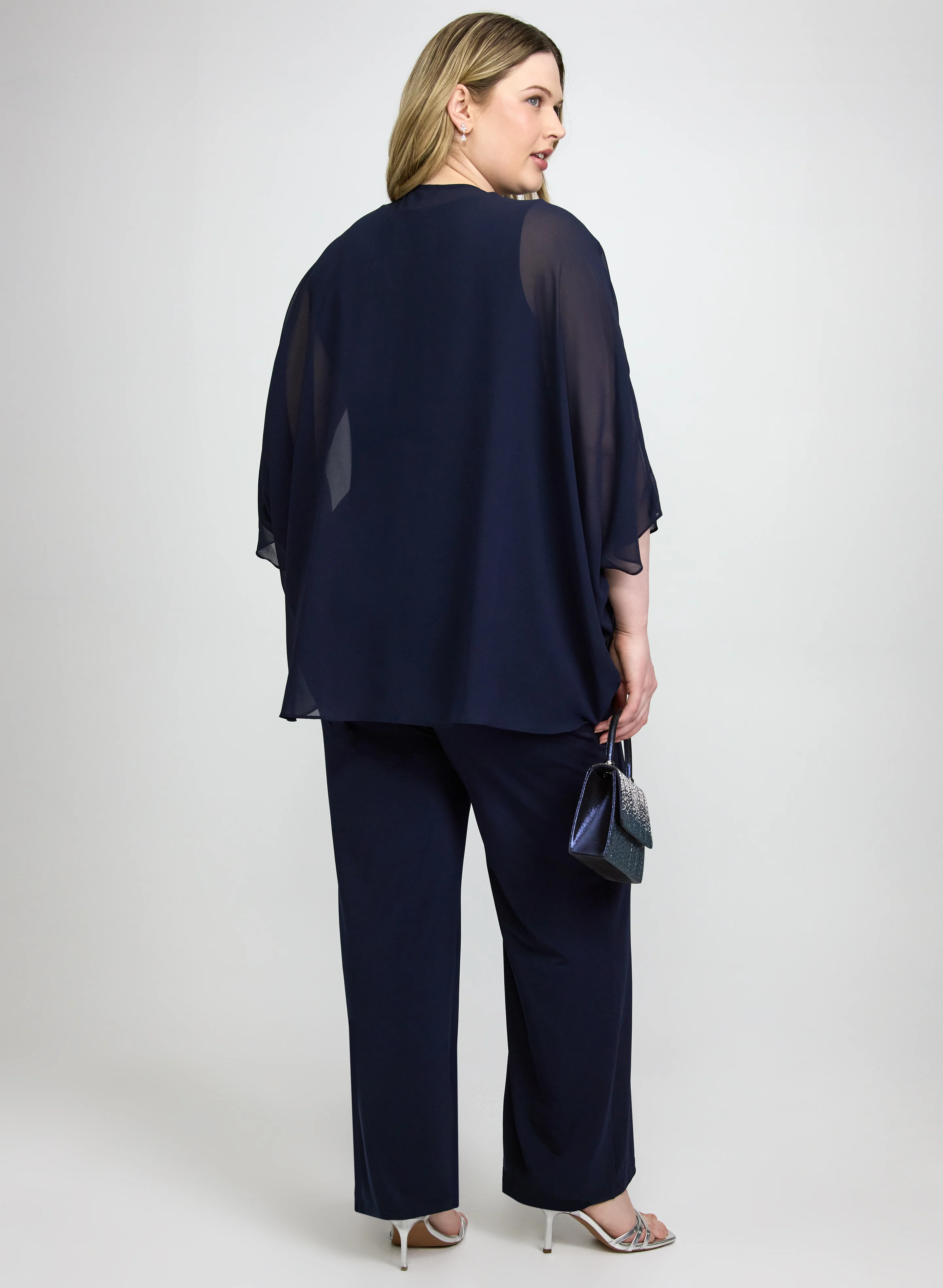 Ruffled Jacket, Top & Pants Set - Image 4