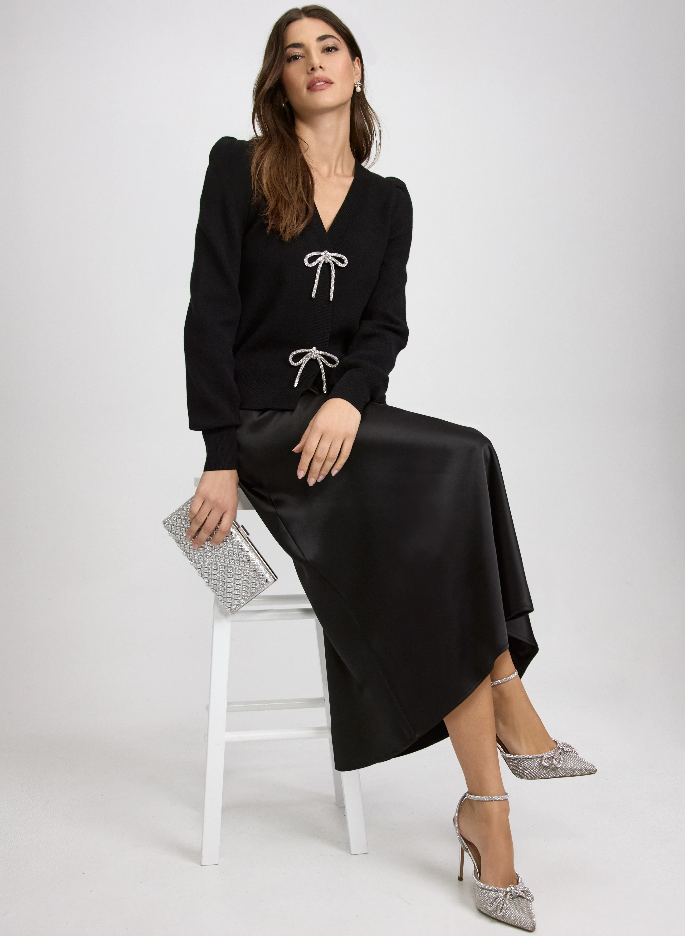 Satin Bias Cut Skirt - Image 8
