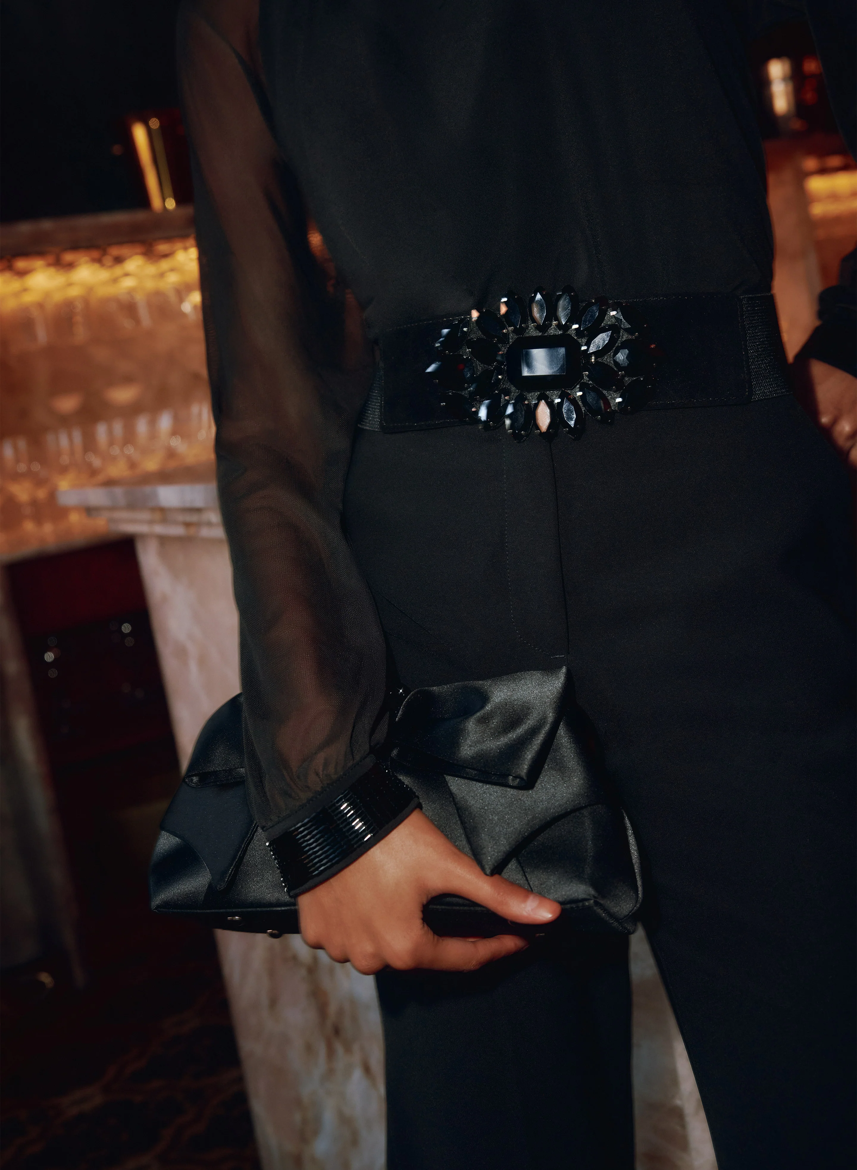 Satin Bow Clutch - Image 2