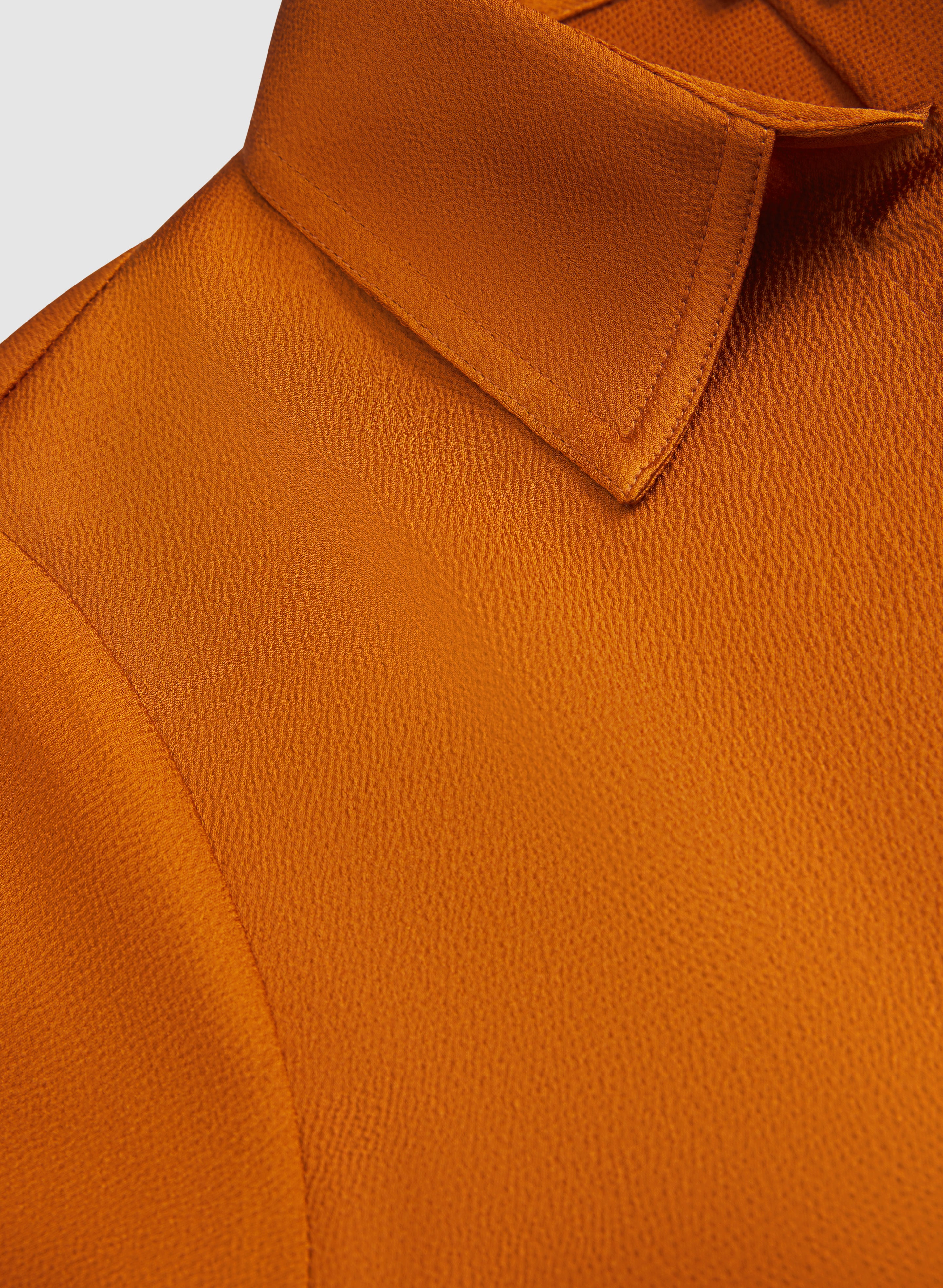 Satin Button-Down Blouse - Image 12