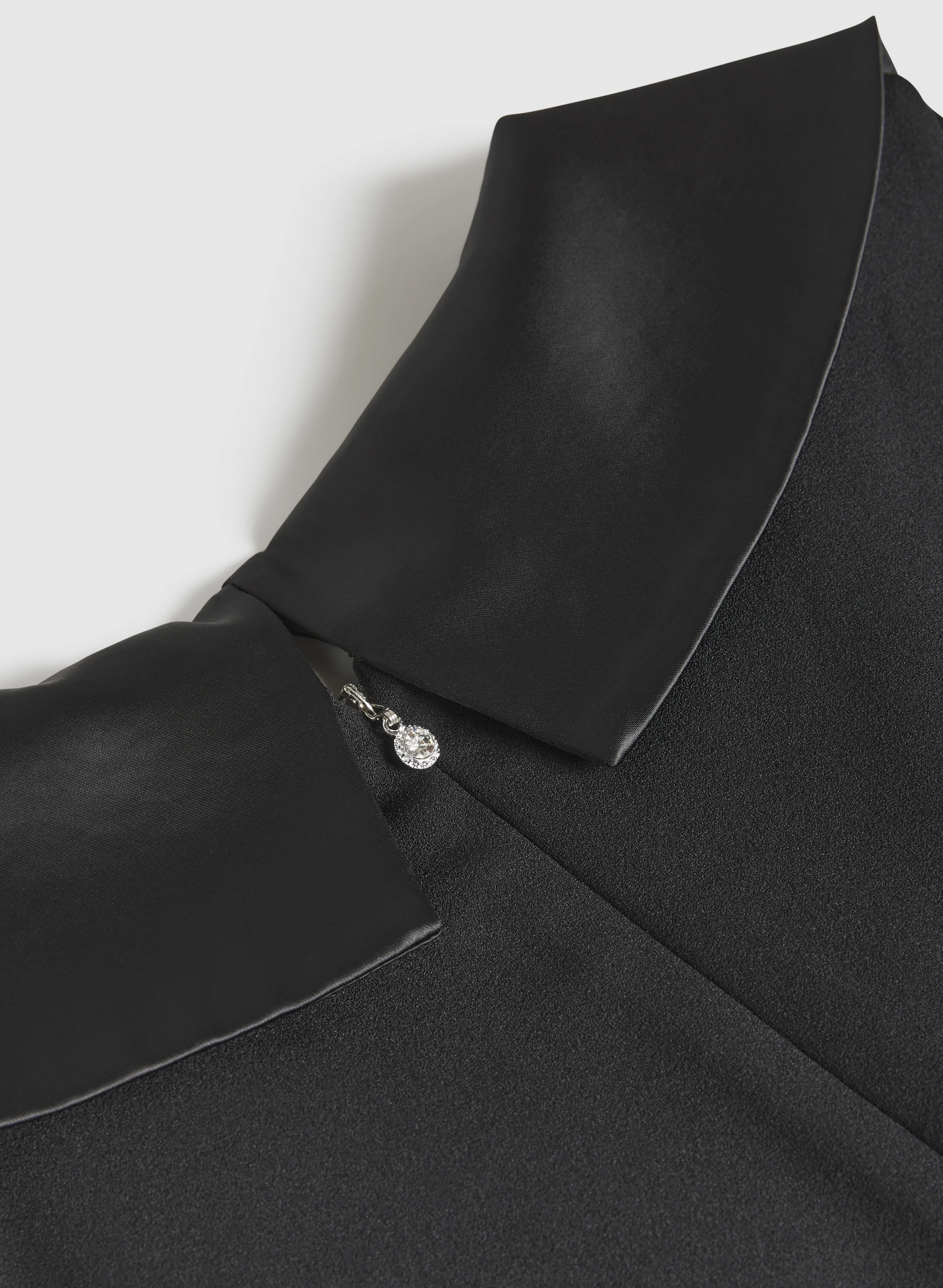 Satin Detail Dress - Image 7