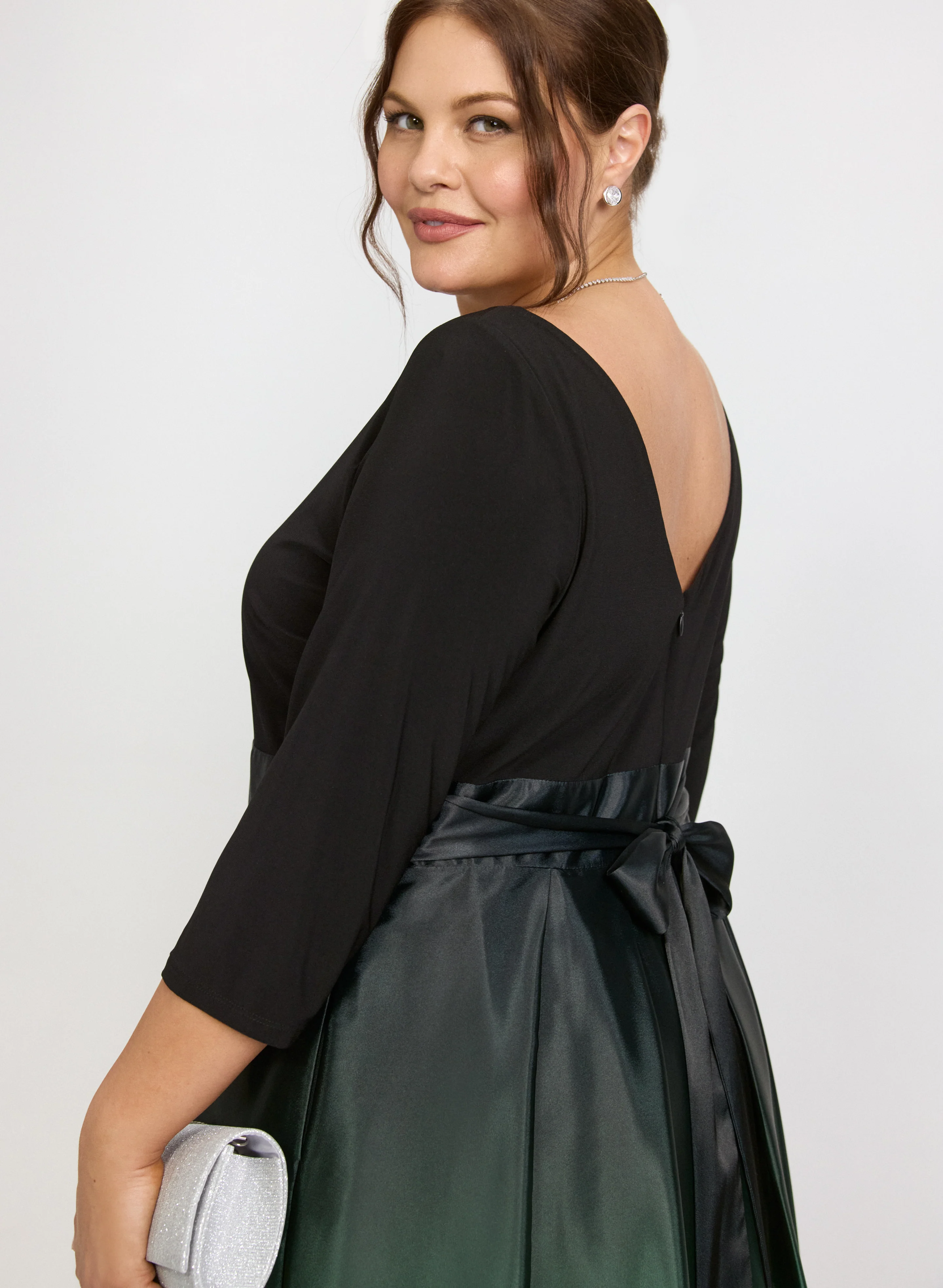 Satin Ombre Dress - Image 5