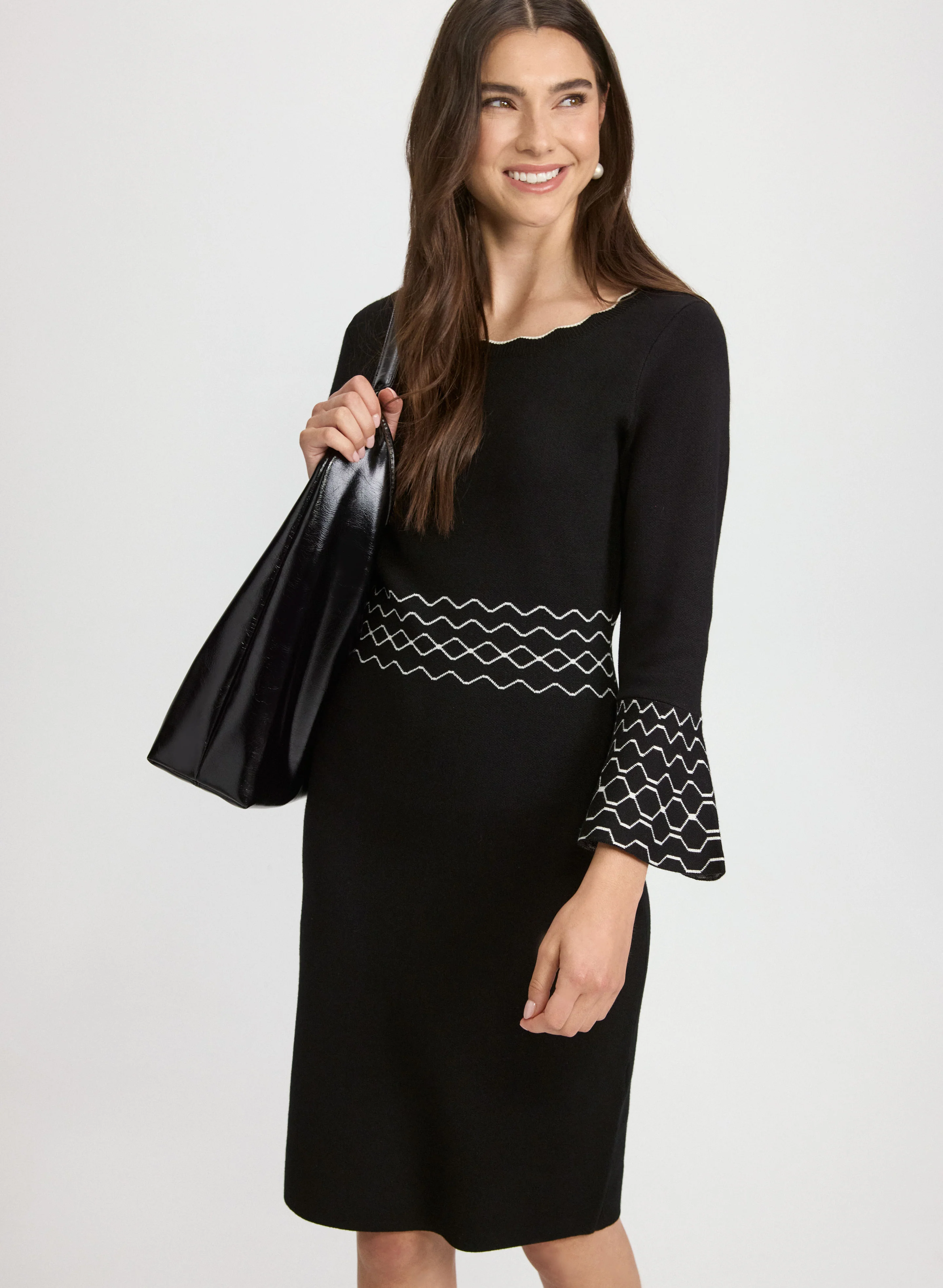 Scalloped Detail Dress - Image 4