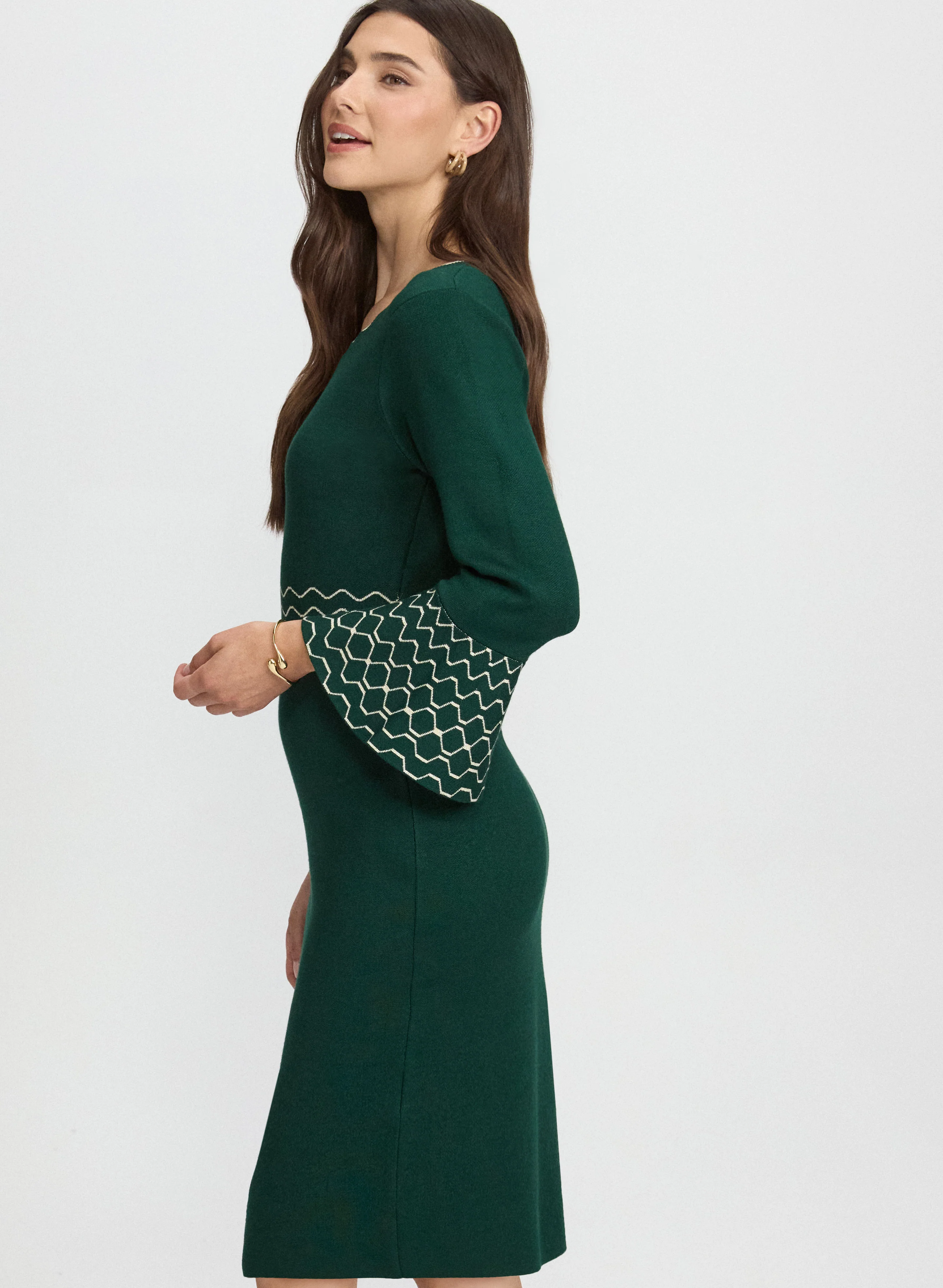 Scalloped Detail Dress - Image 4