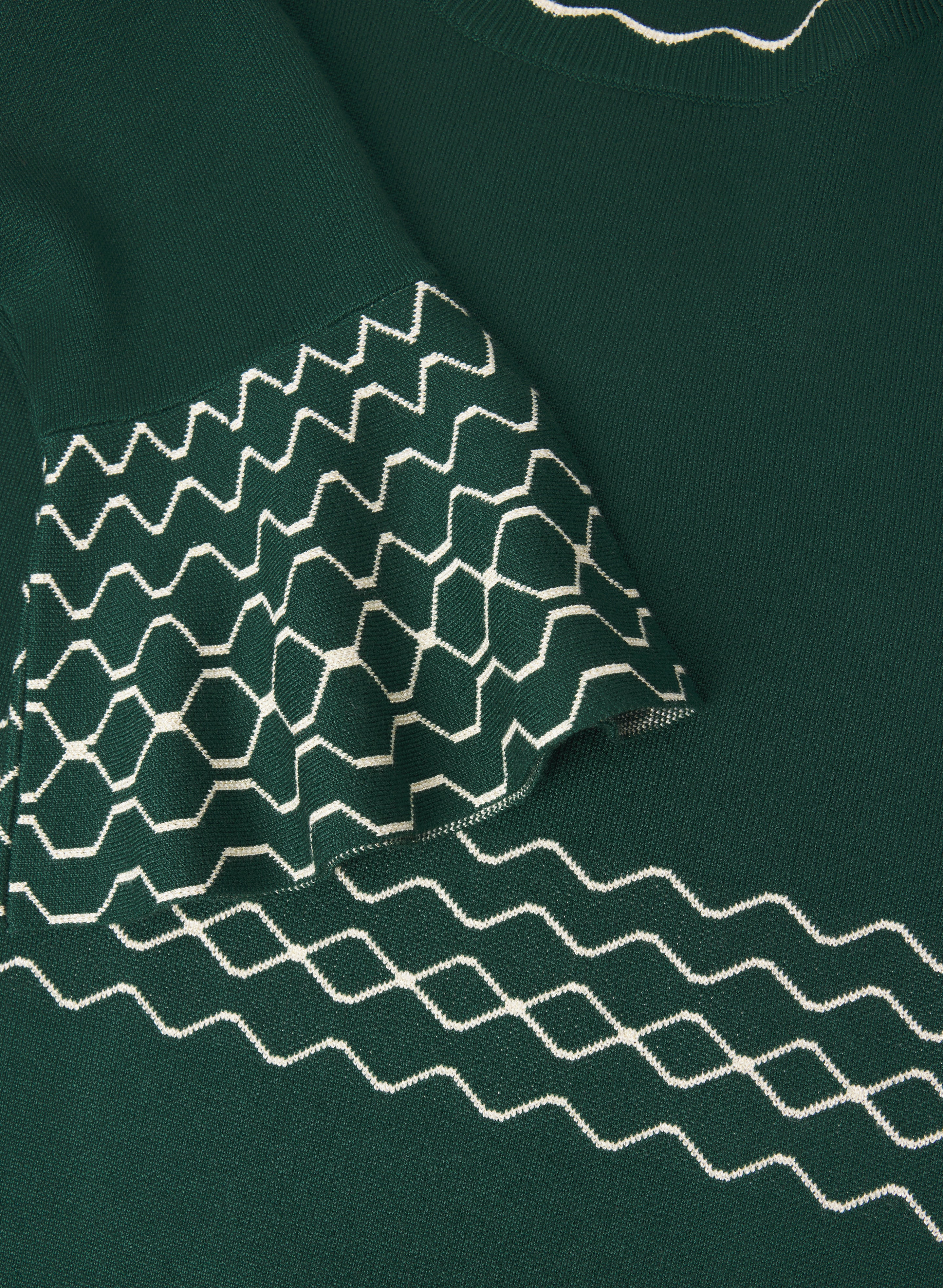 Scalloped Detail Dress - Image 7