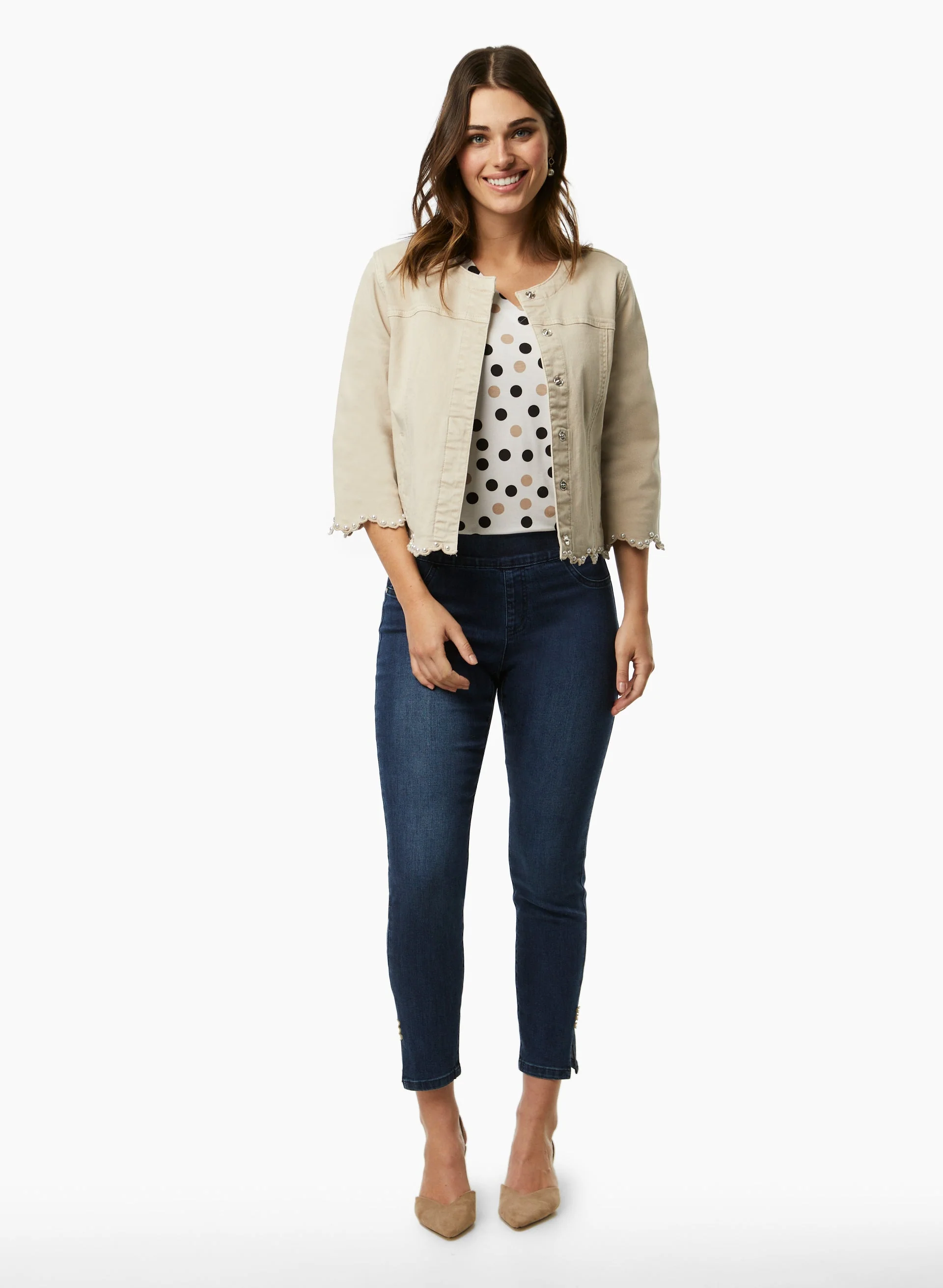 Scalloped Hem Jacket - Image 3