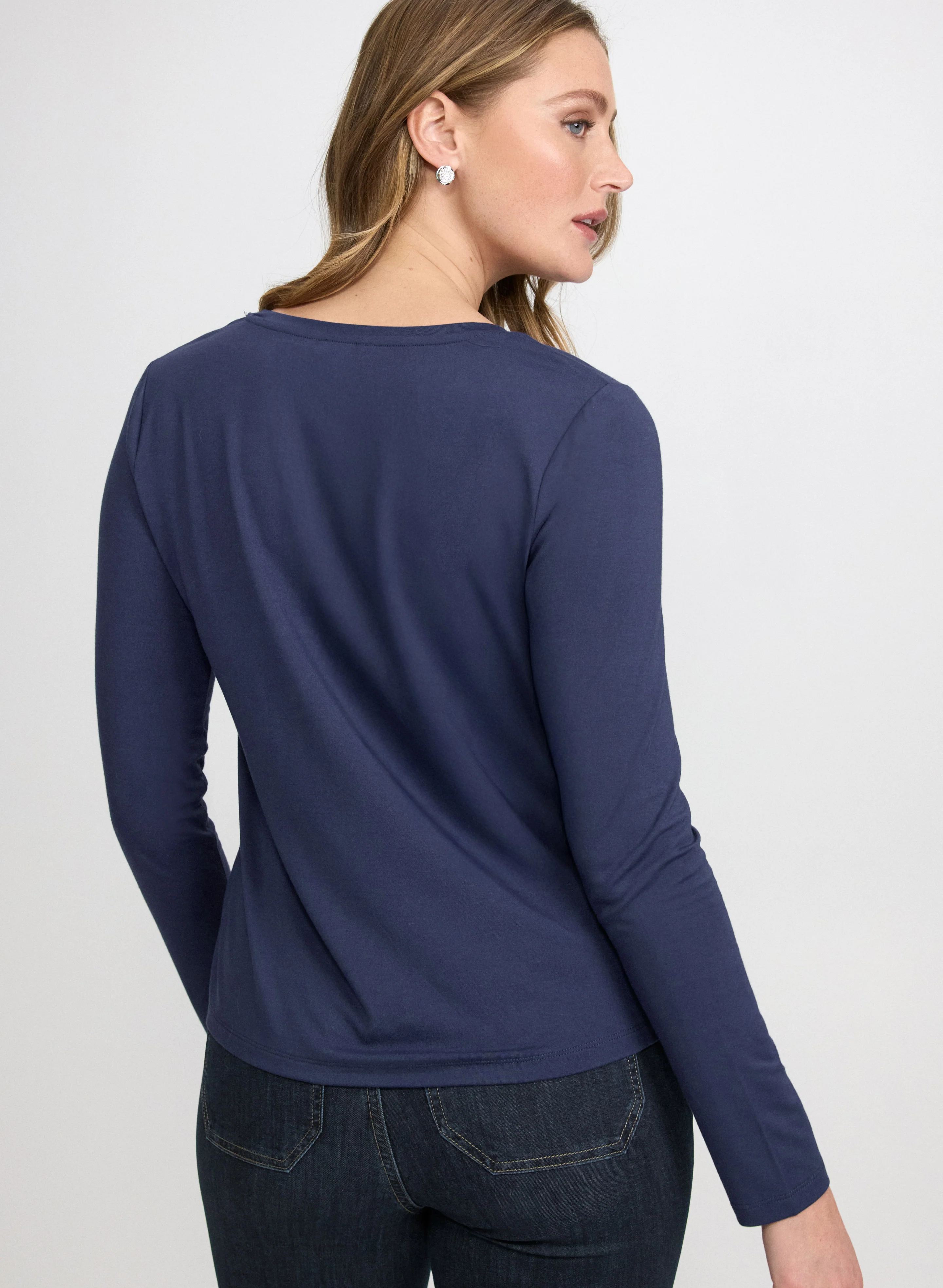 Scattered Rhinestone Embellished Top - Image 5