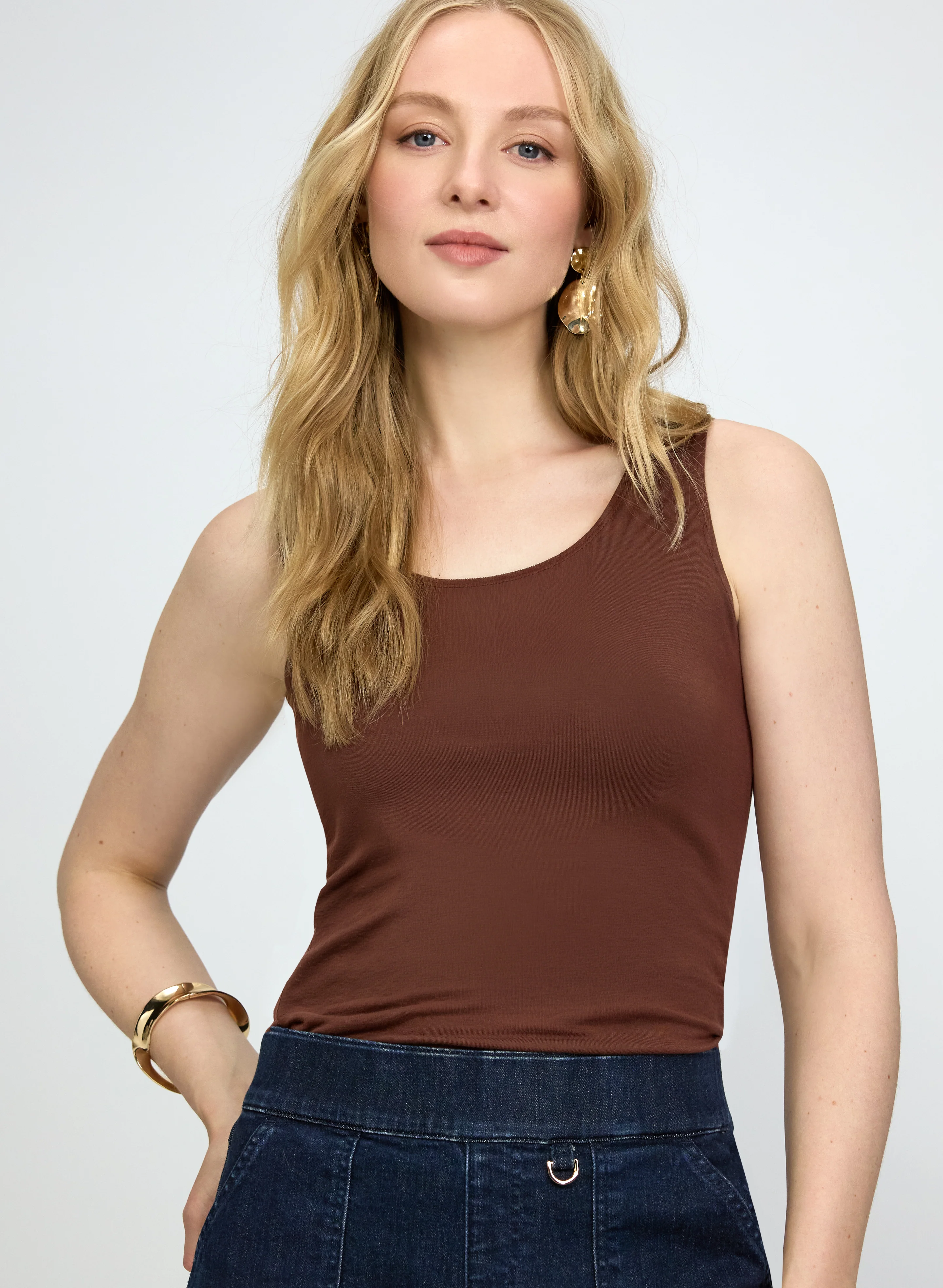 Scoop Neck Tank Top