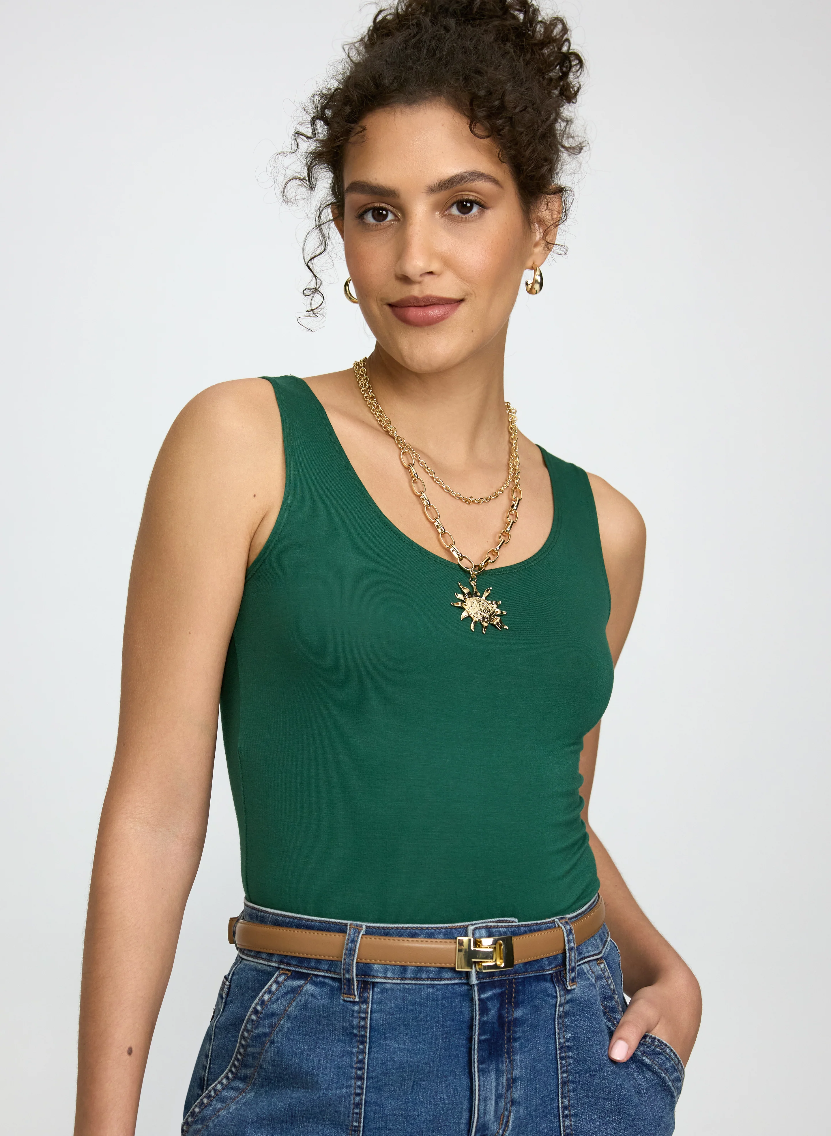 Scoop Neck Tank Top