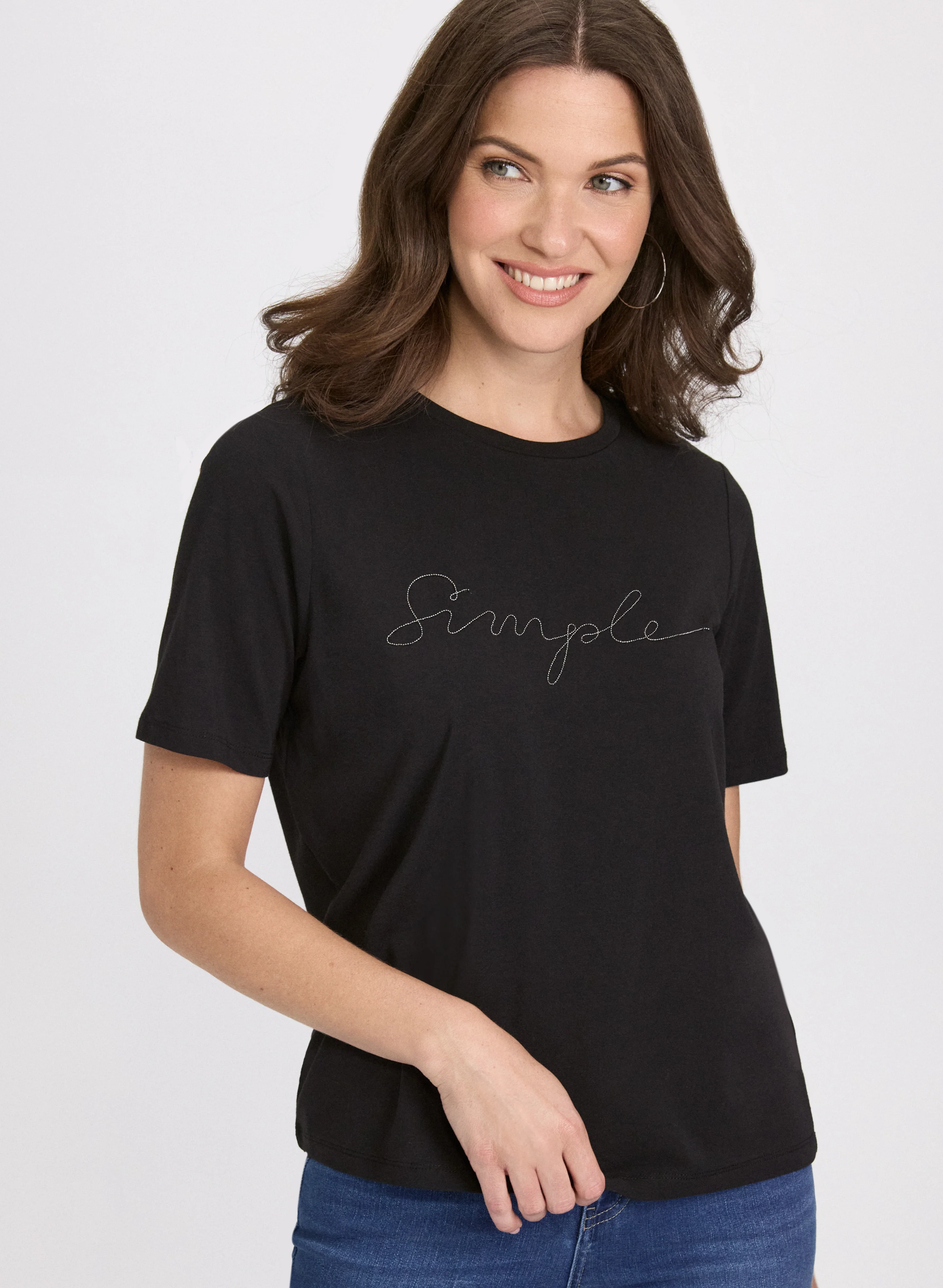 Script Print T-Shirt - Image 5