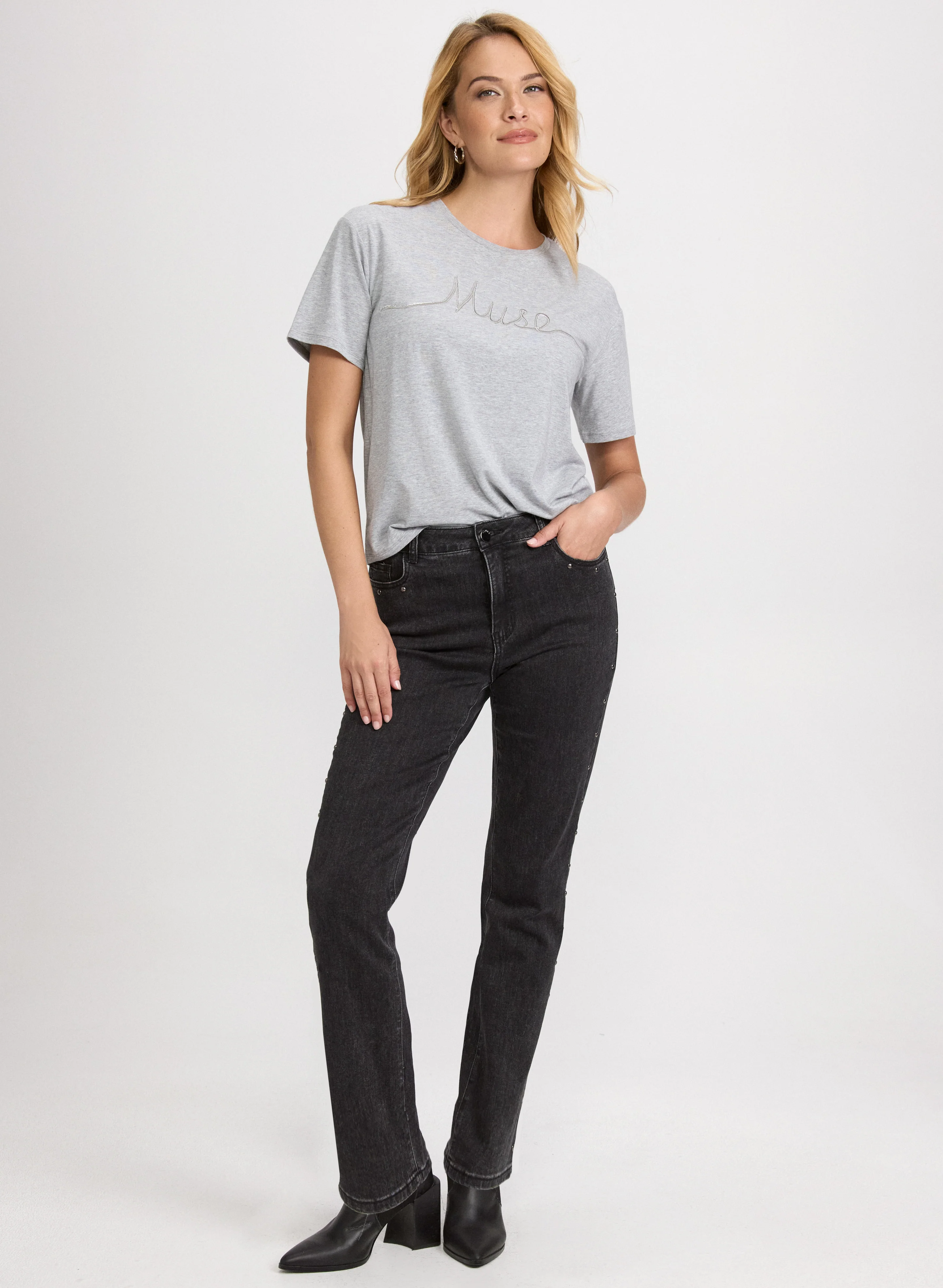 Script Print T-Shirt - Image 3