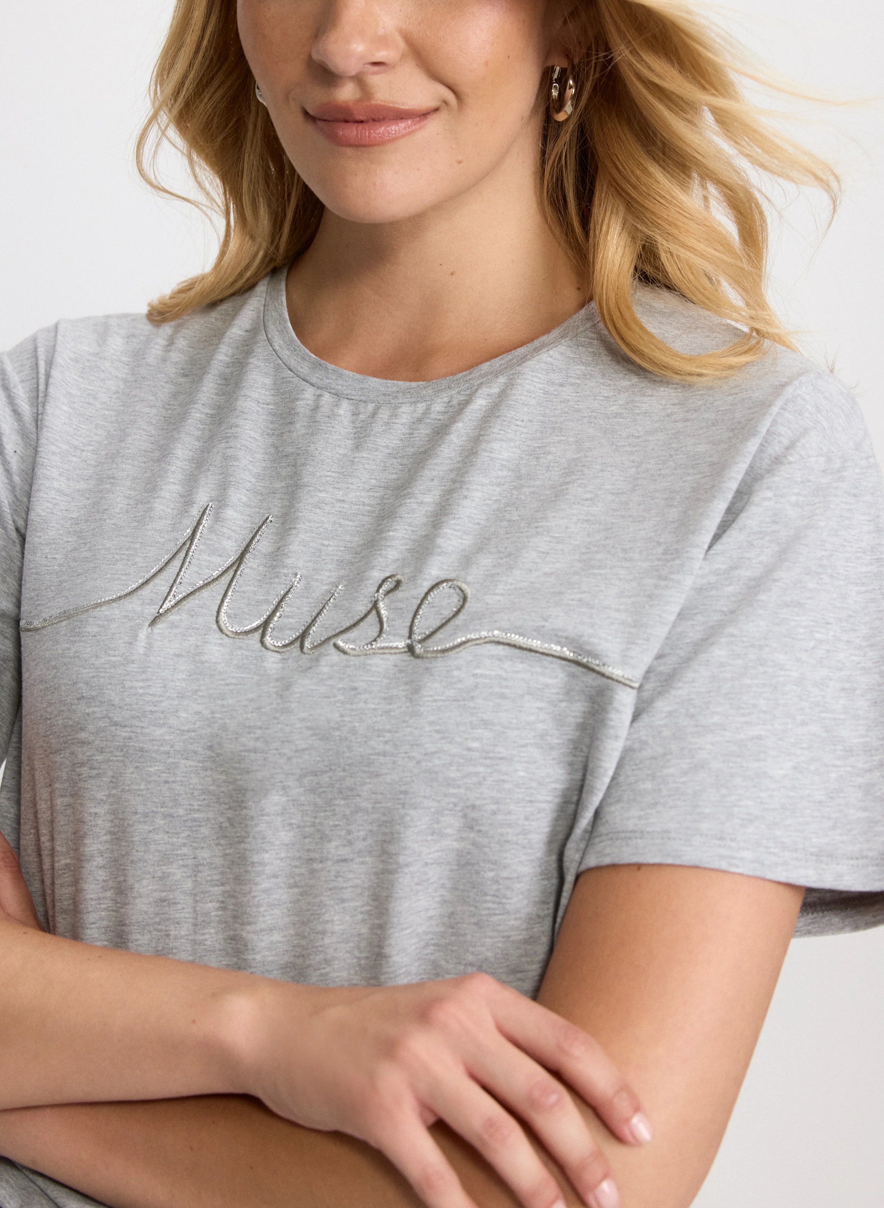 Script Print T-Shirt - Image 5