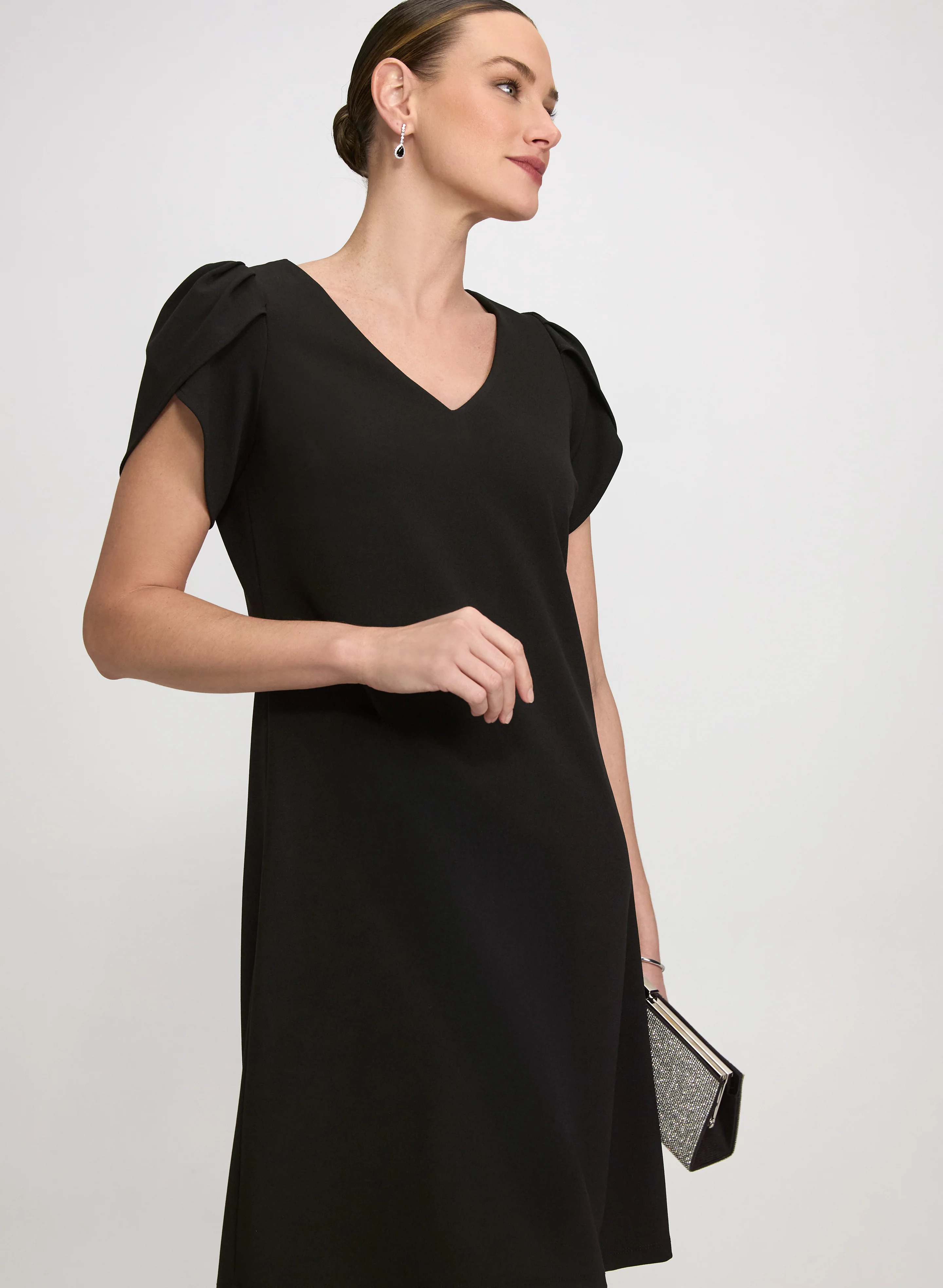 Scuba Crepe Dress - Image 2